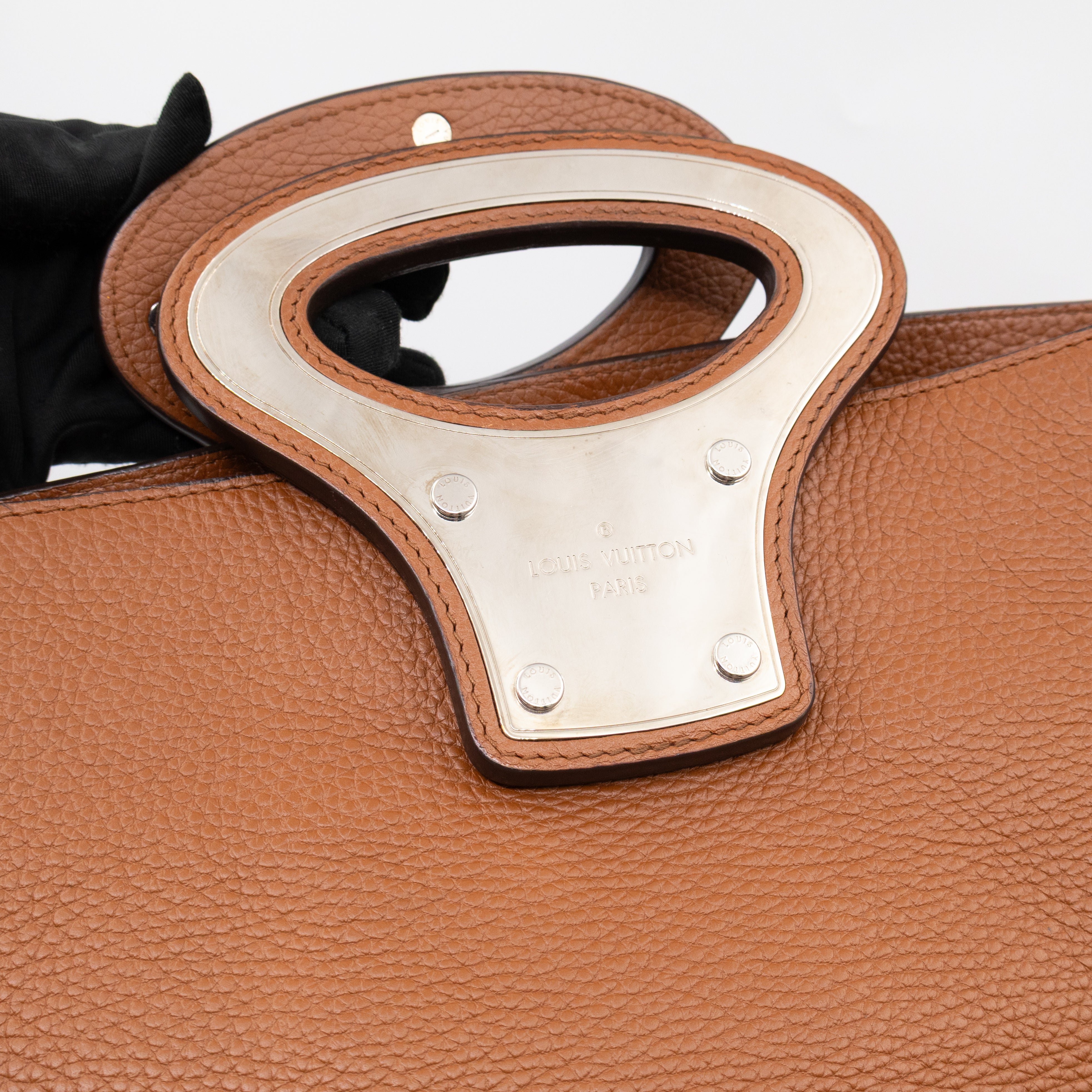 Automne-Hiver Defile Homme North South Tote Brown Leather