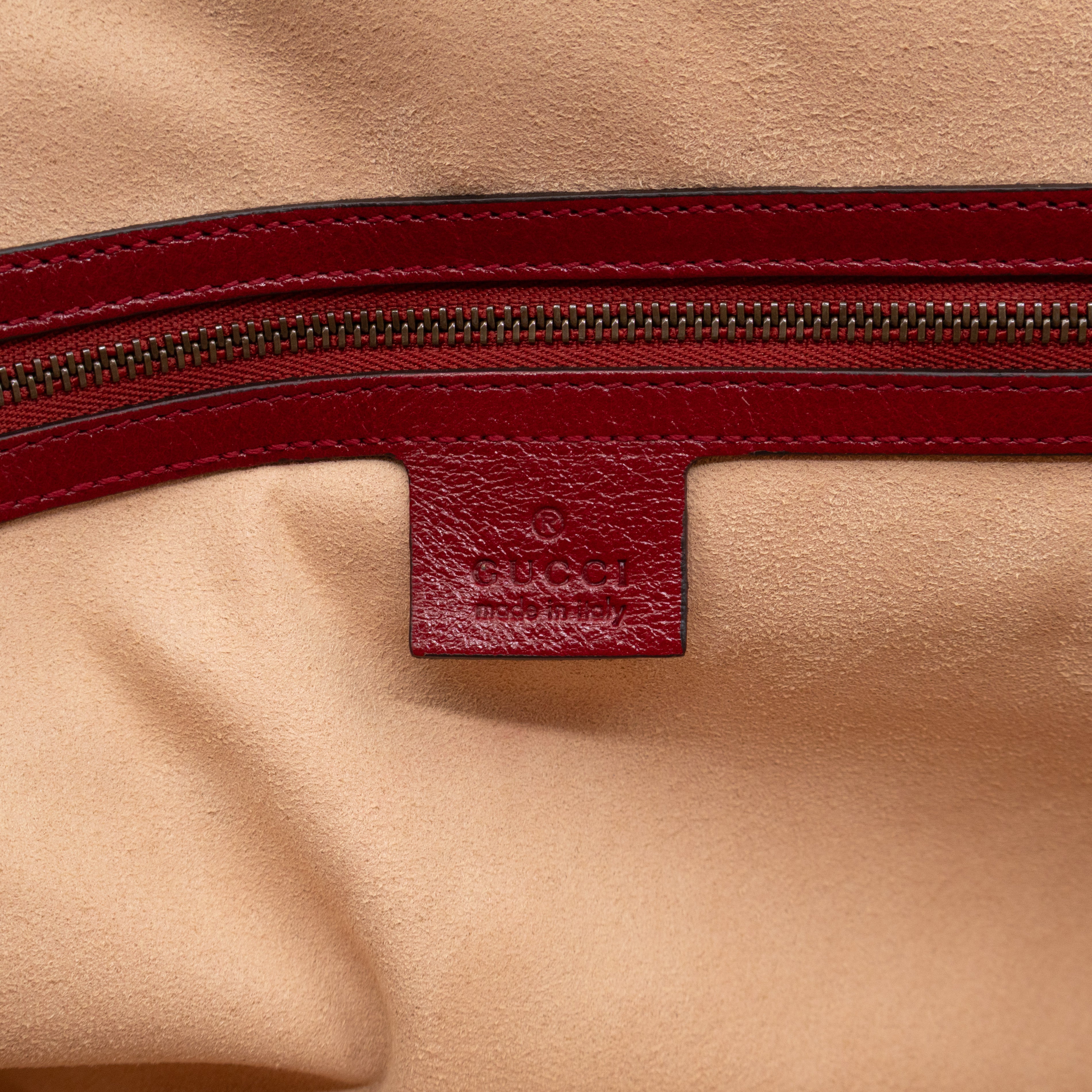 Re(Belle) Medium Shoulder Bag Red Leather