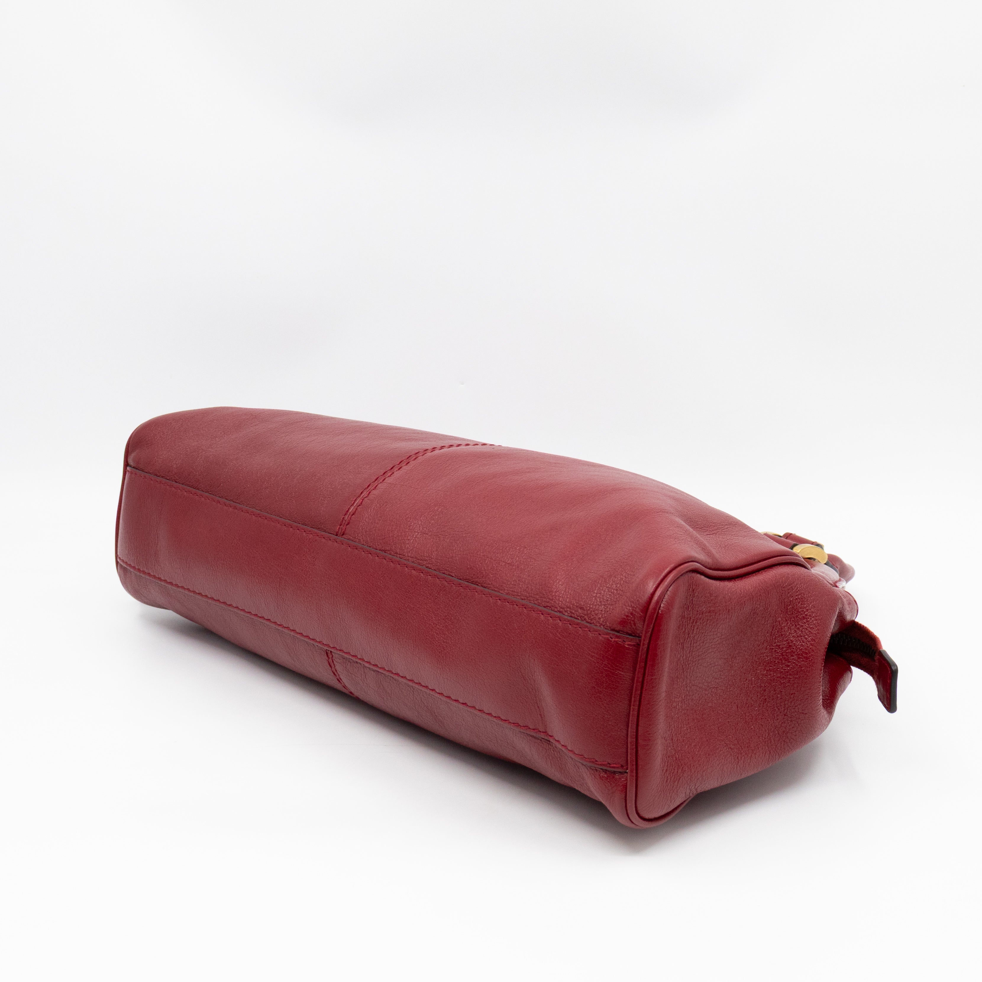Re(Belle) Medium Shoulder Bag Red Leather