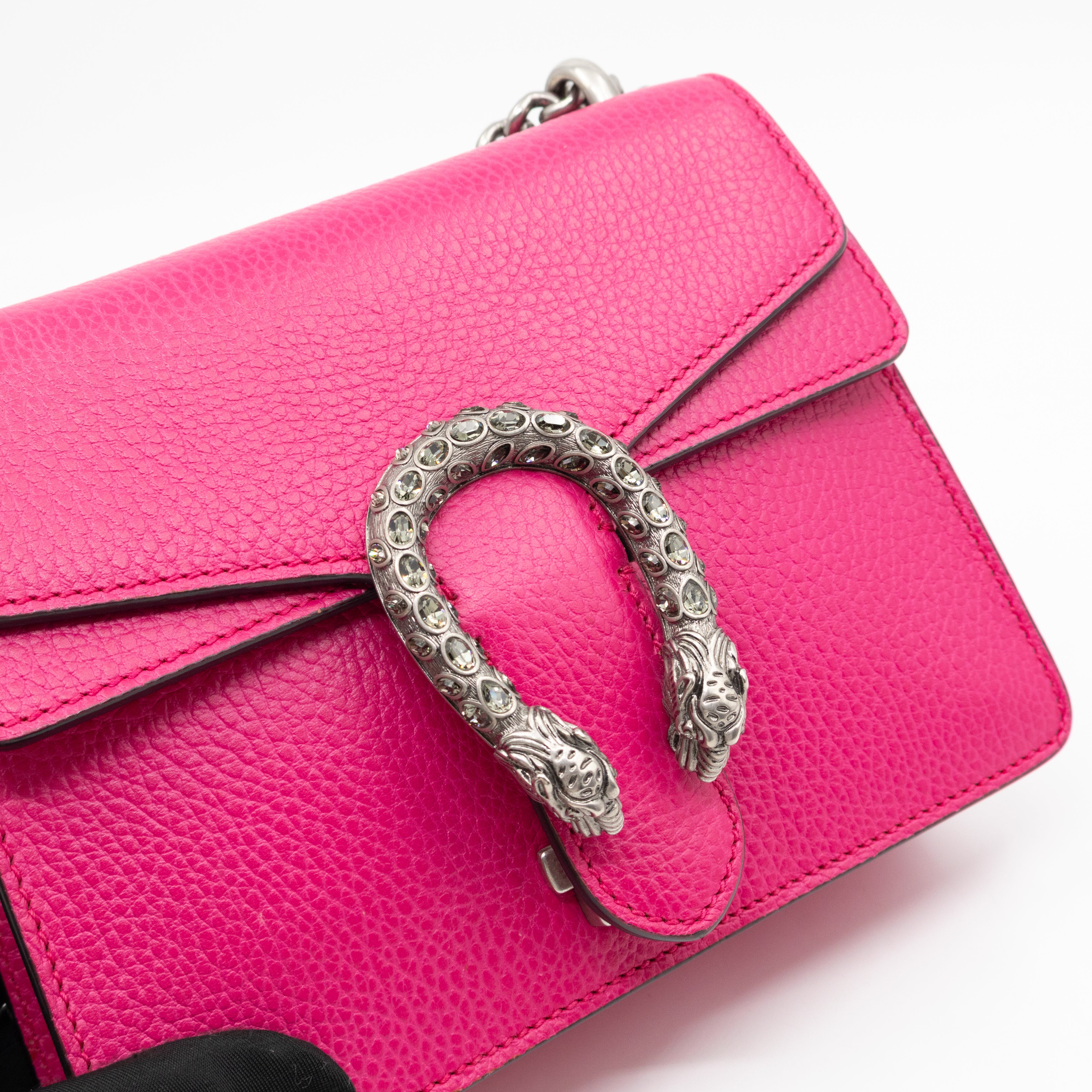 Dionysus Mini Pink Leather