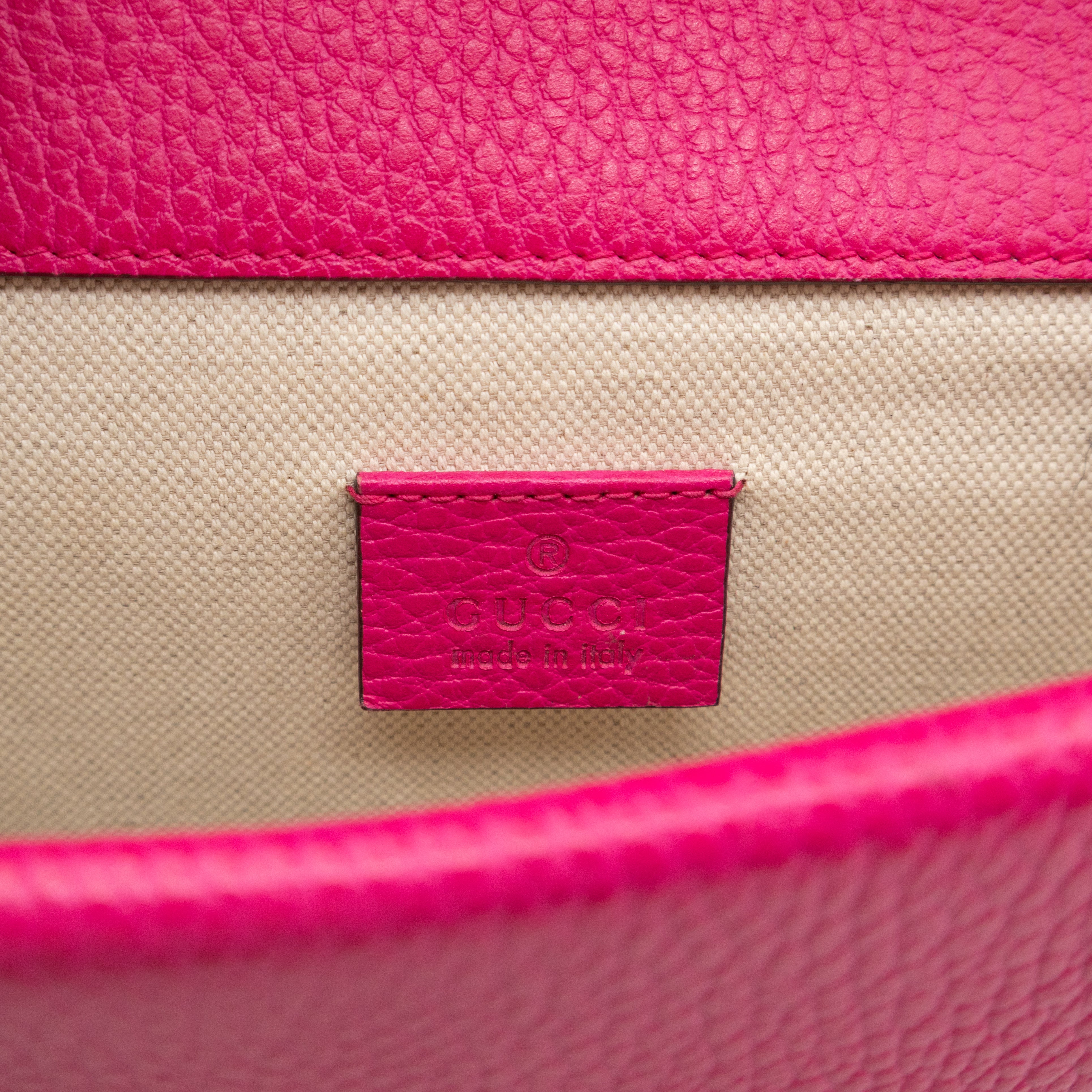 Dionysus Mini Pink Leather