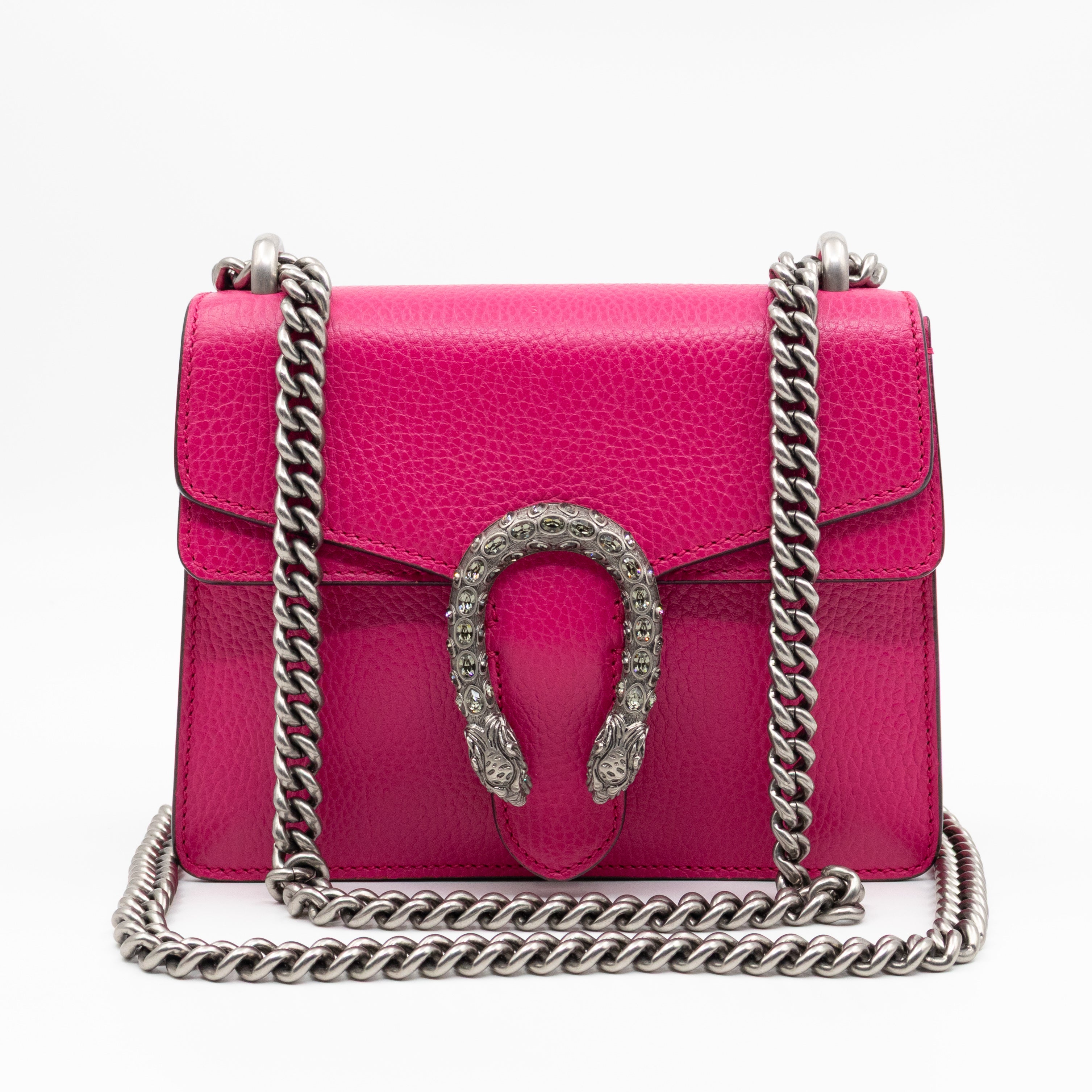 Dionysus Mini Pink Leather