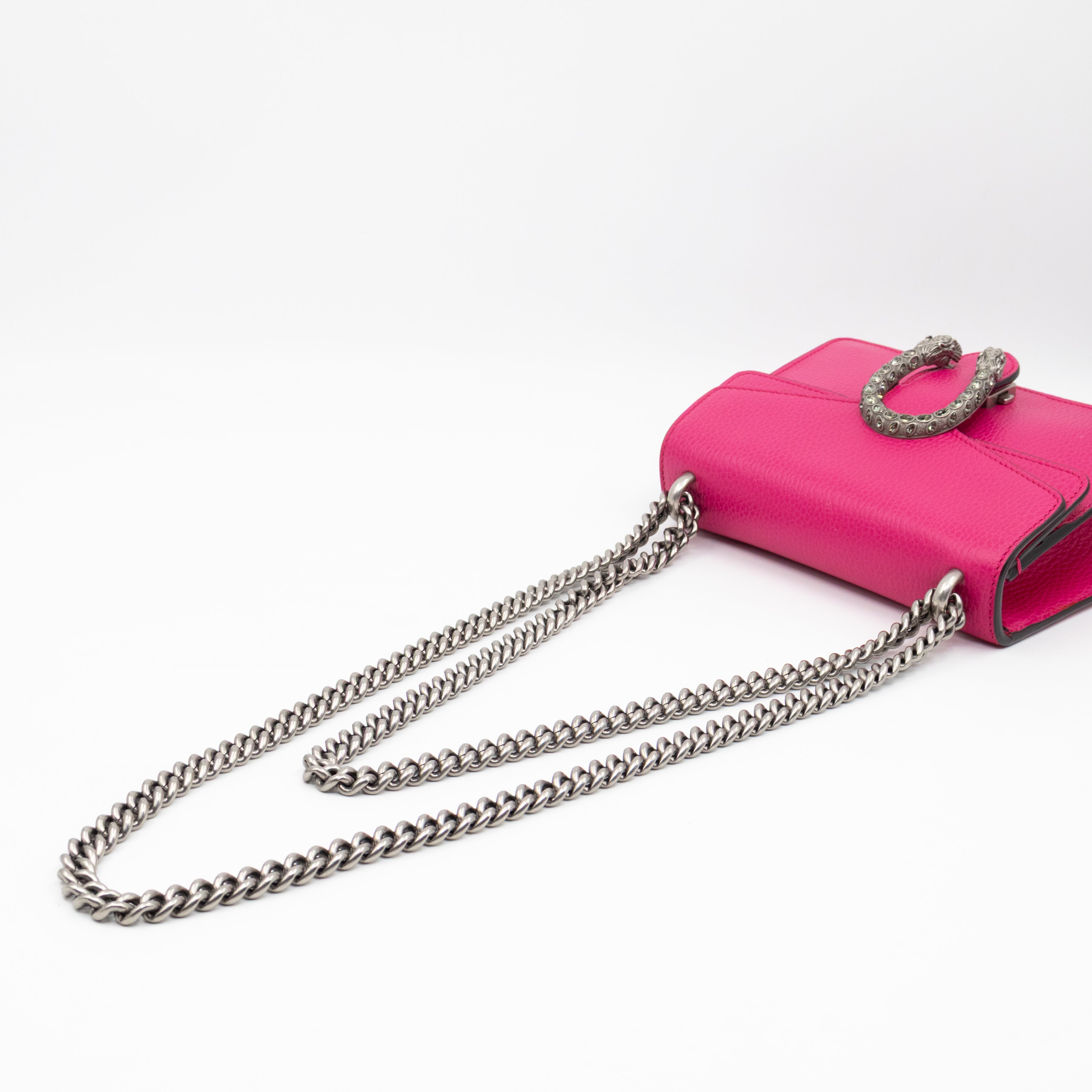 Dionysus Mini Pink Leather
