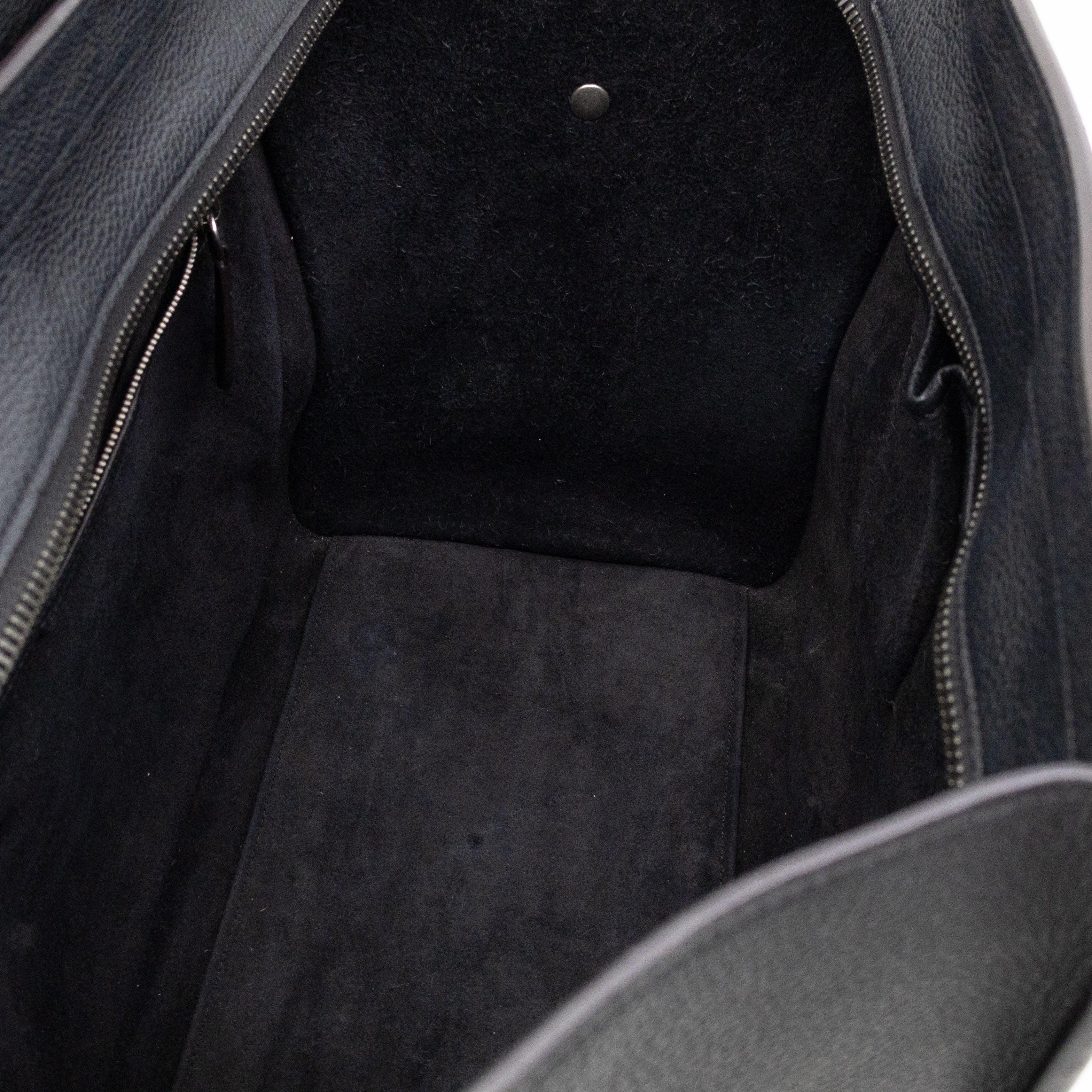 Mini Luggage Black Leather