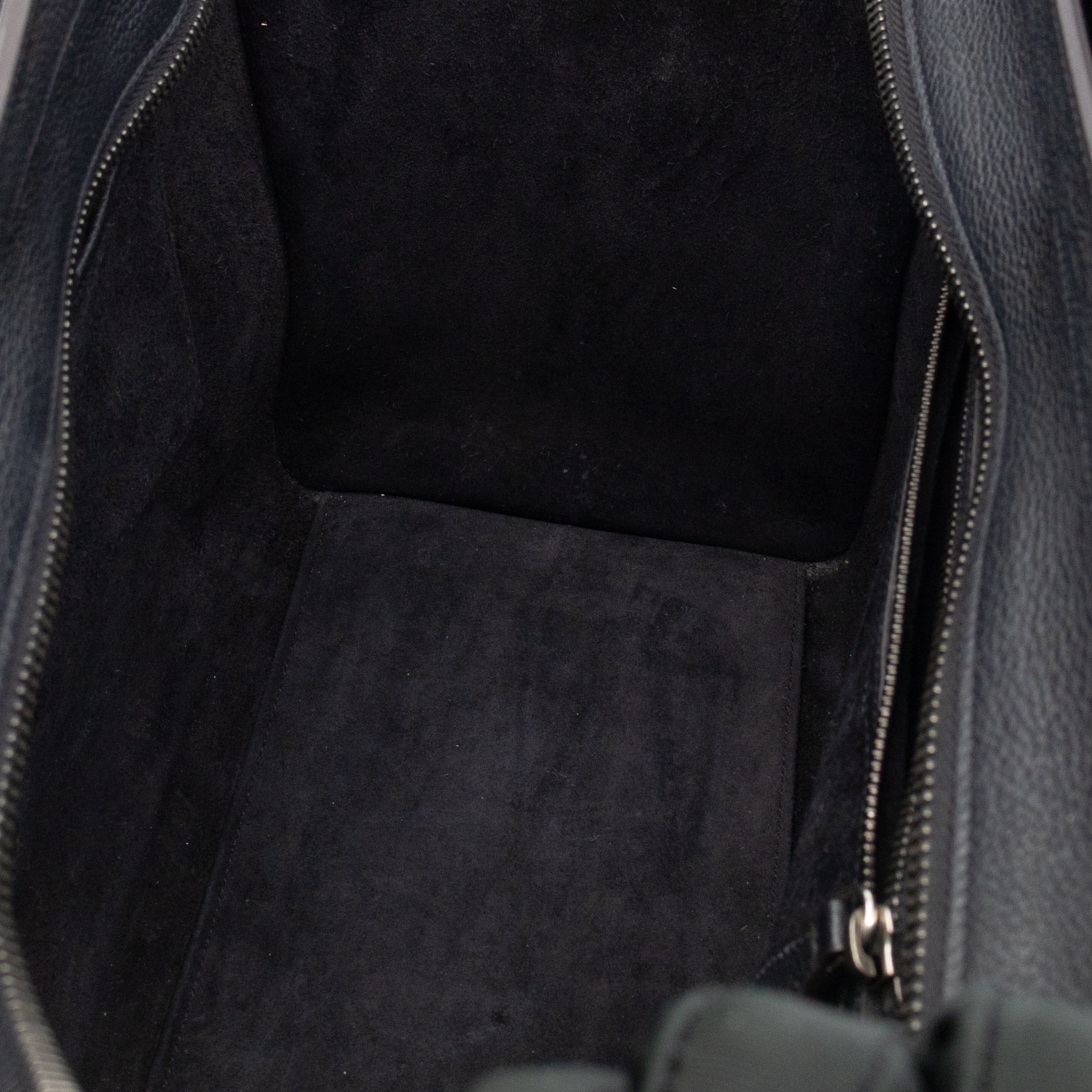Mini Luggage Black Leather