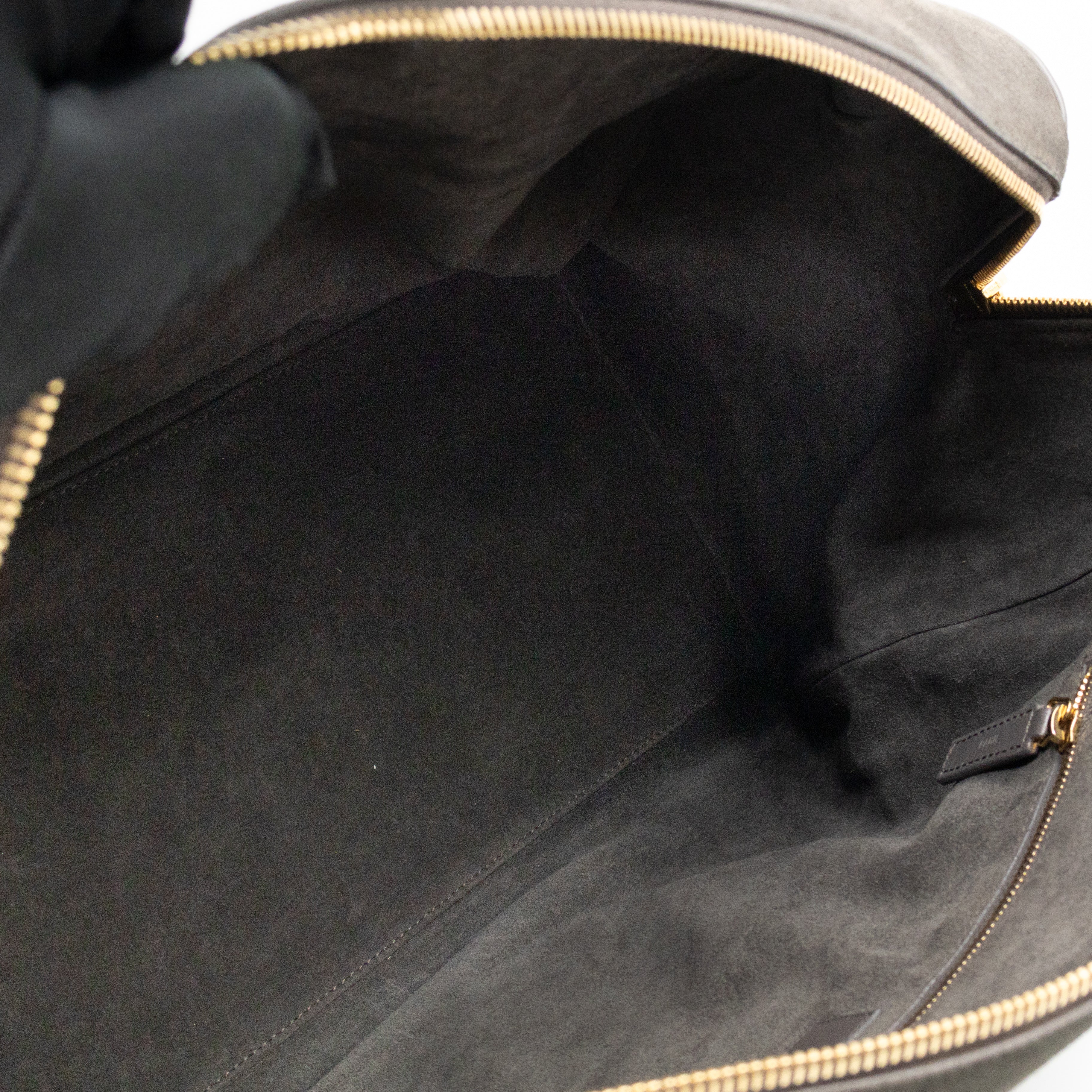 Classic Duffle 12 Bag Grey Suede & Leather