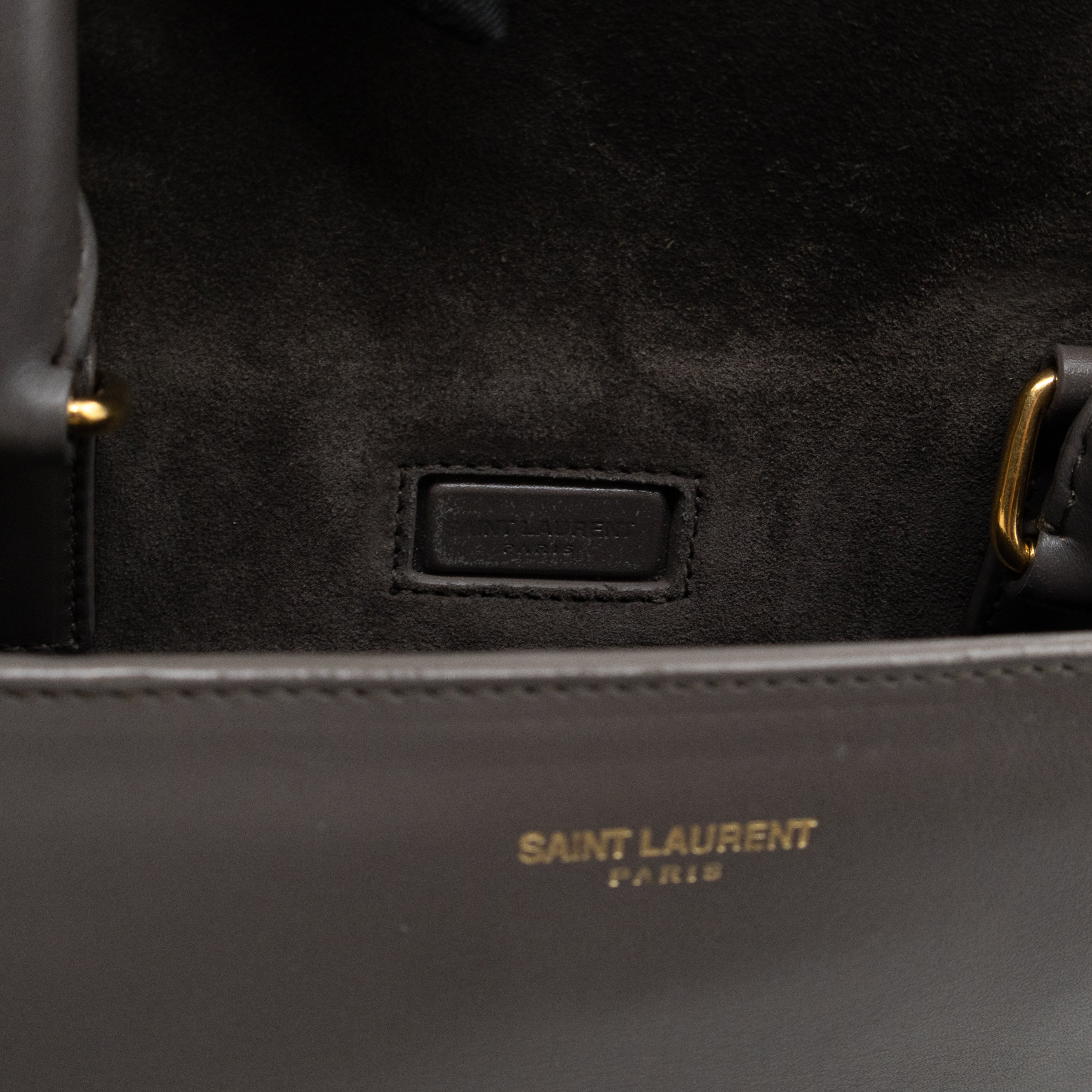 Classic Duffle 12 Bag Grey Suede & Leather
