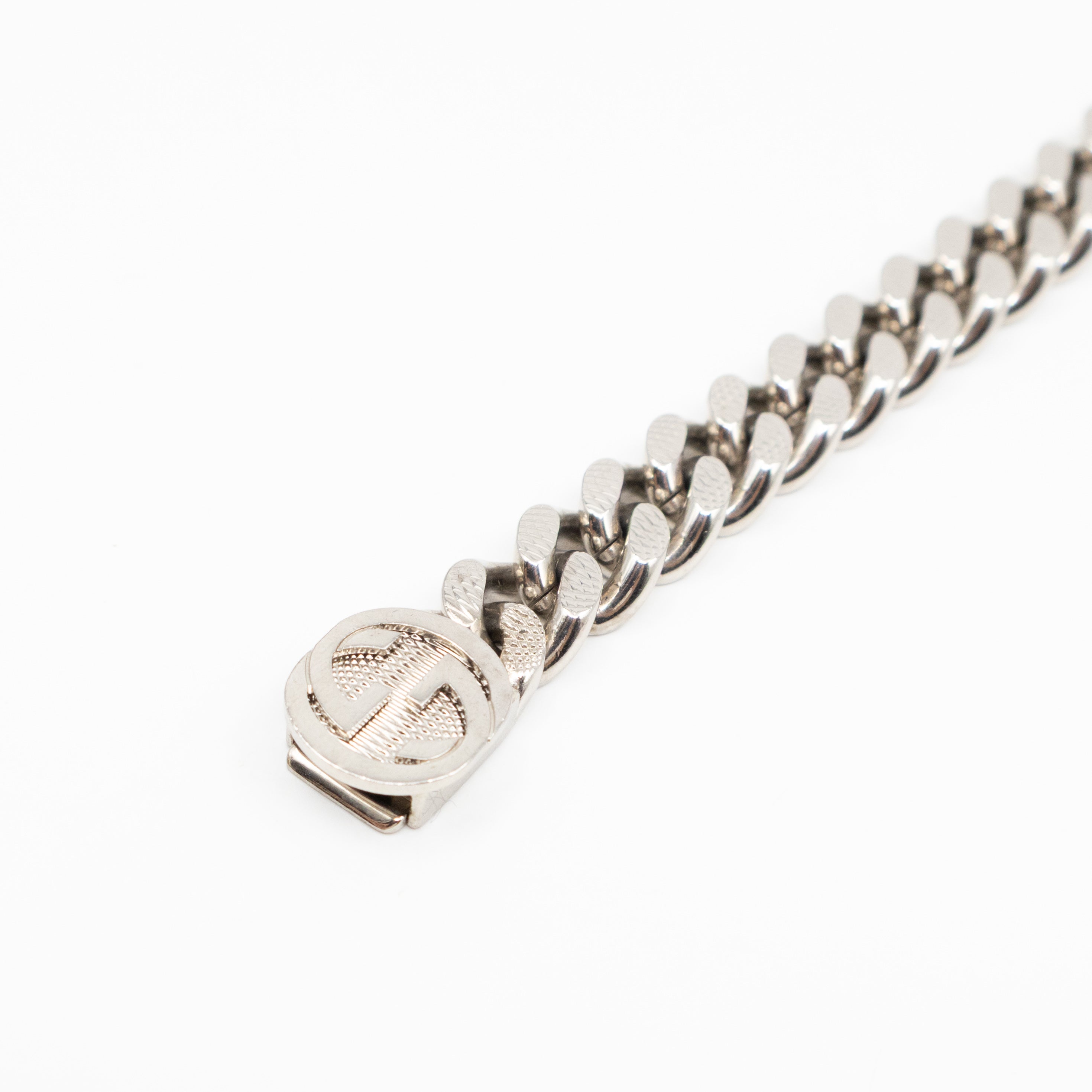 Gucci Script Choker Palladium