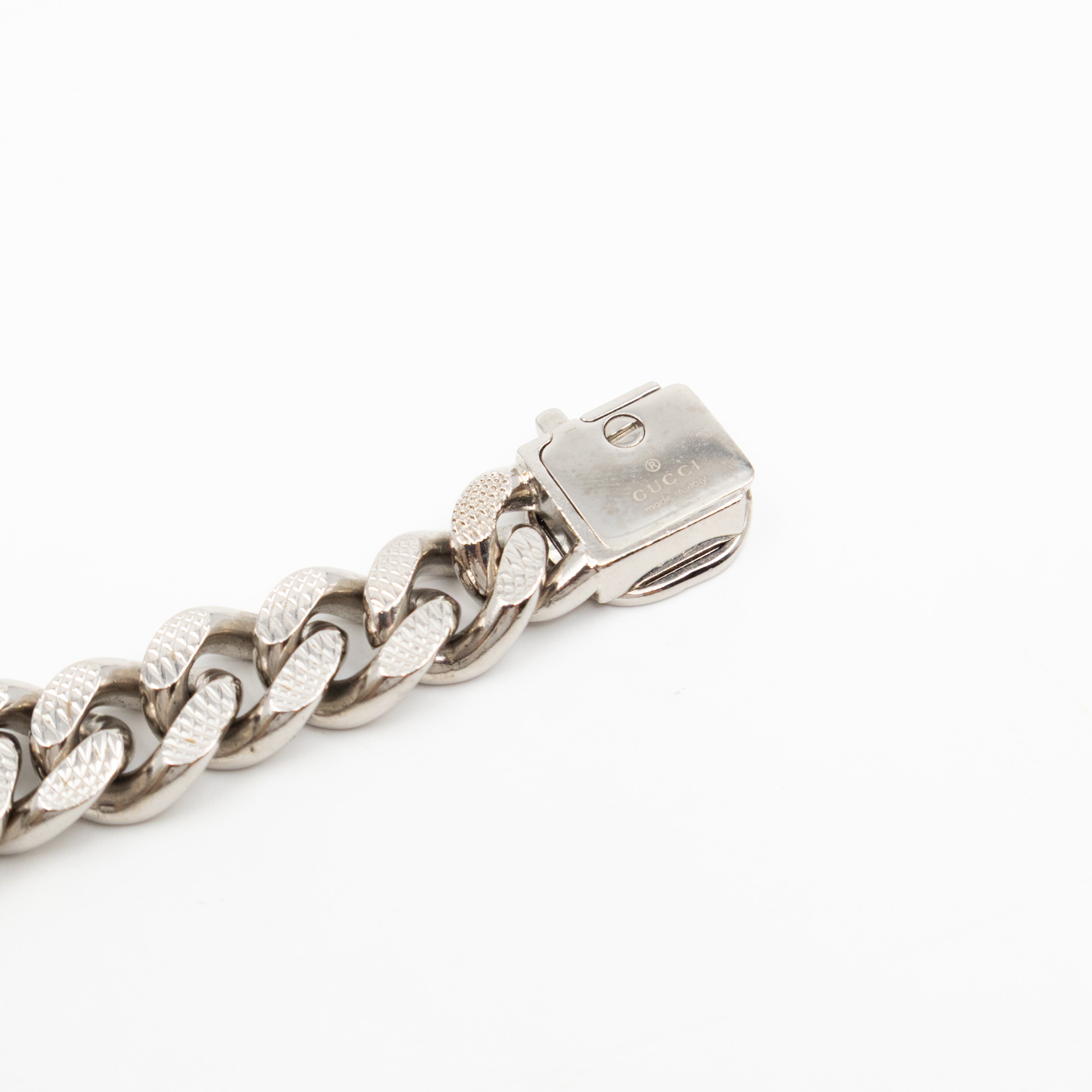 Gucci Script Choker Palladium