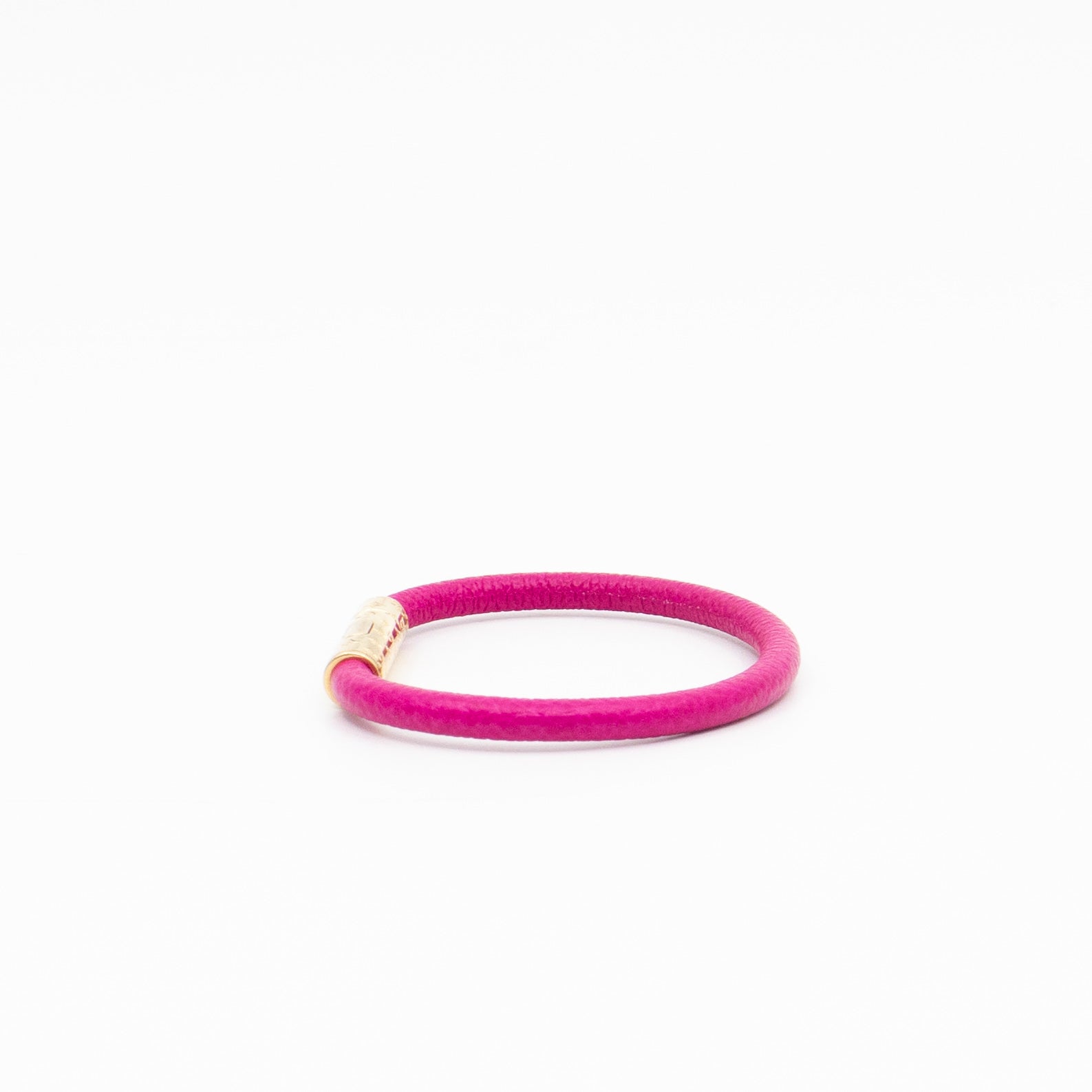Confidential Bracelet Pink Leather