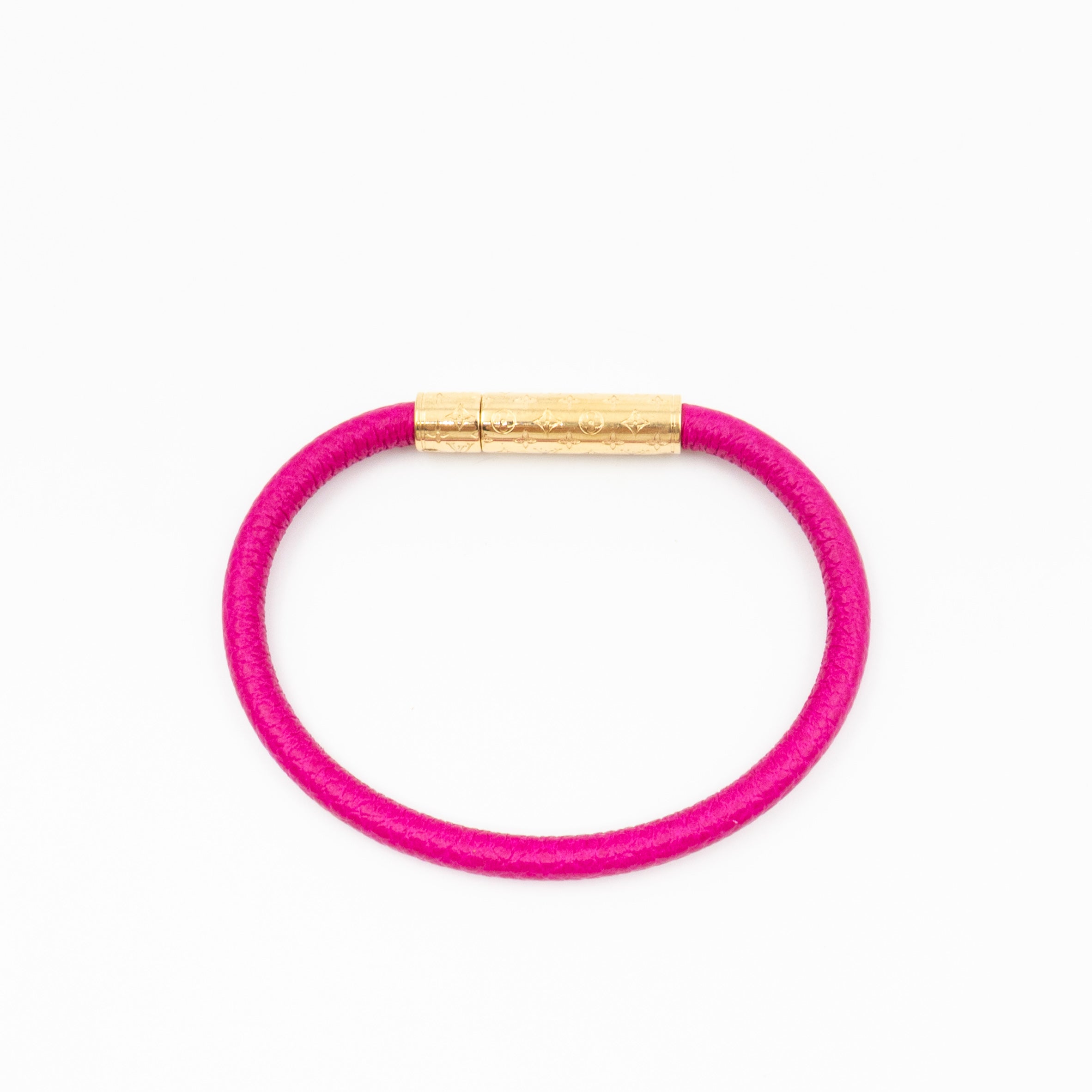 Confidential Bracelet Pink Leather
