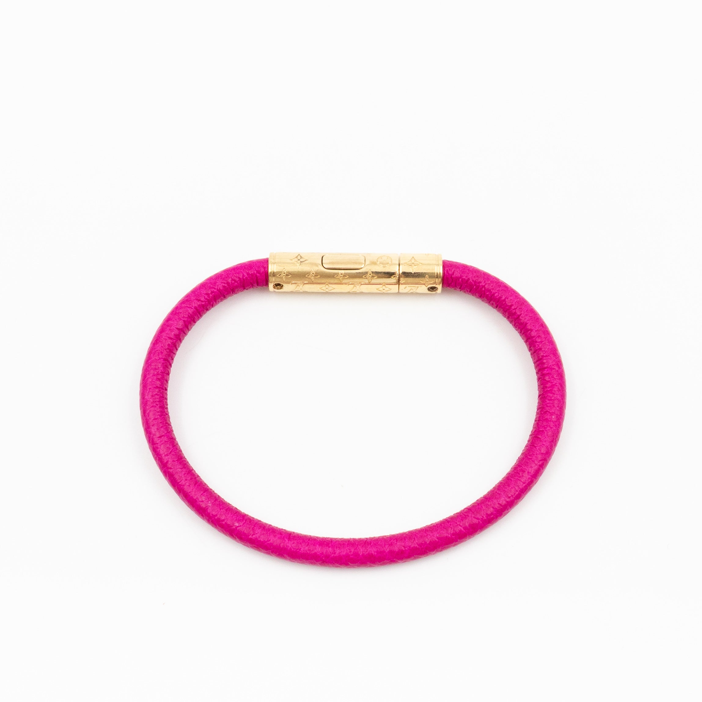 Confidential Bracelet Pink Leather
