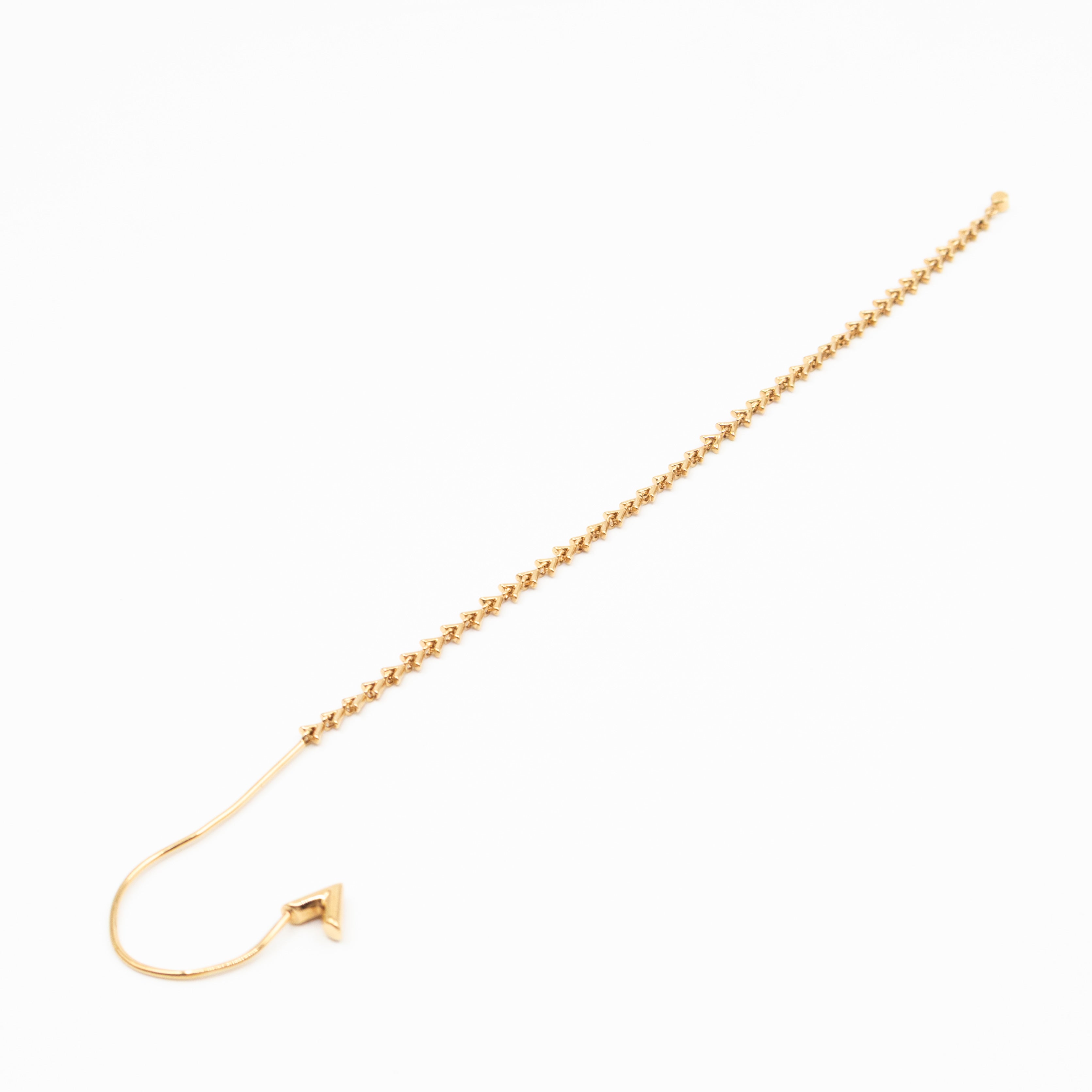 Petit Essential V Chain Ear Cuff Gold