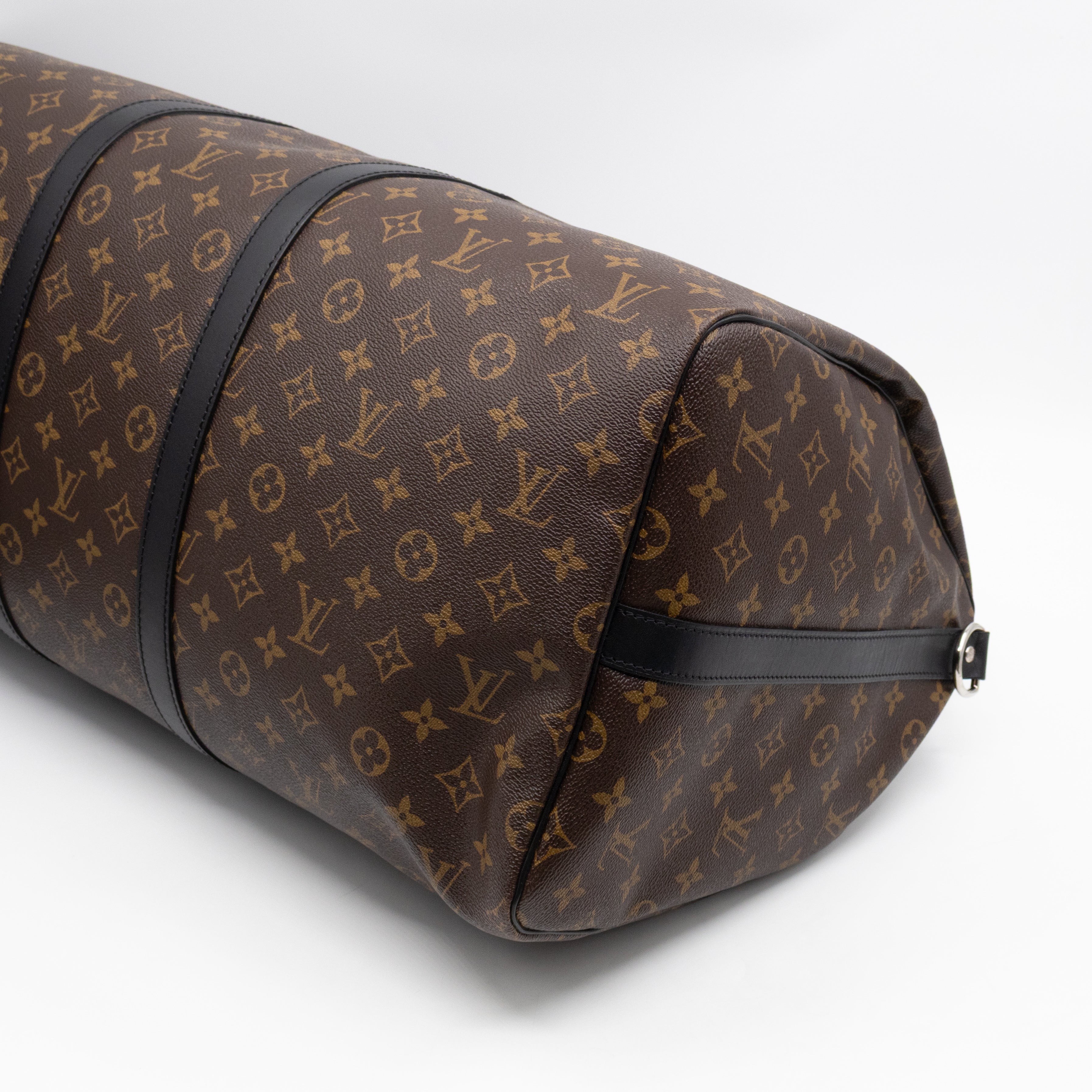Keepall 55 Bandouliere Monogram Macassar
