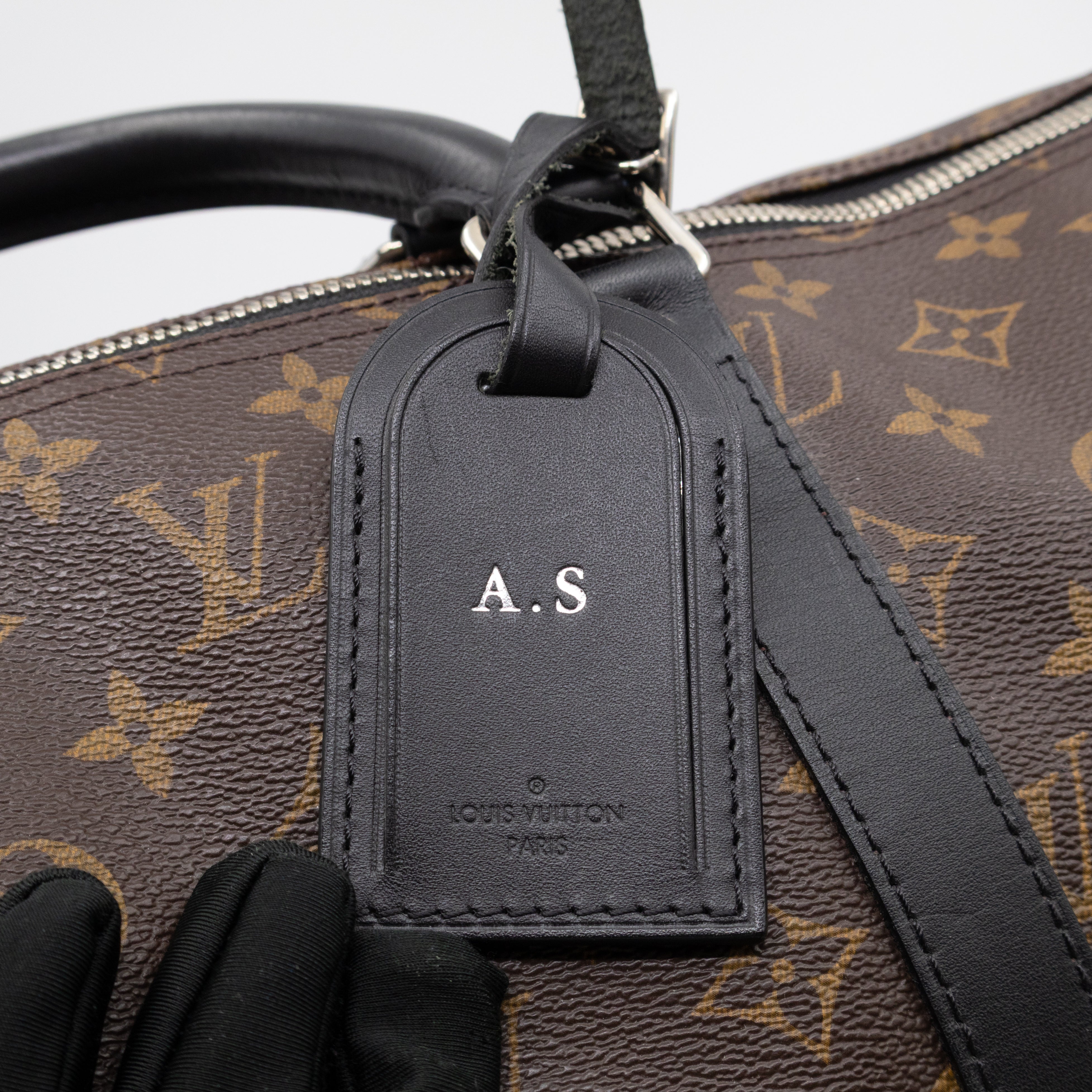 Keepall 55 Bandouliere Monogram Macassar