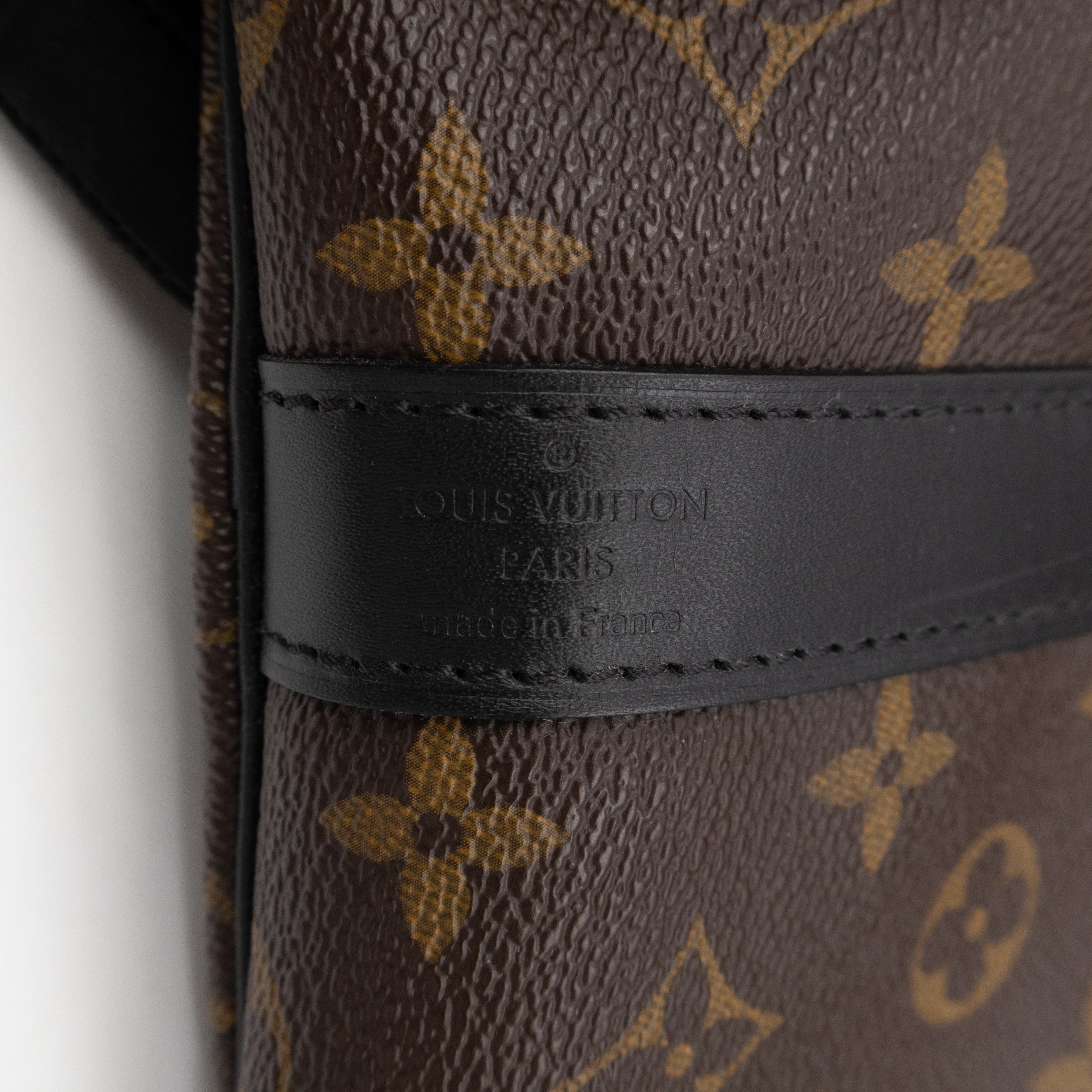 Keepall 55 Bandouliere Monogram Macassar