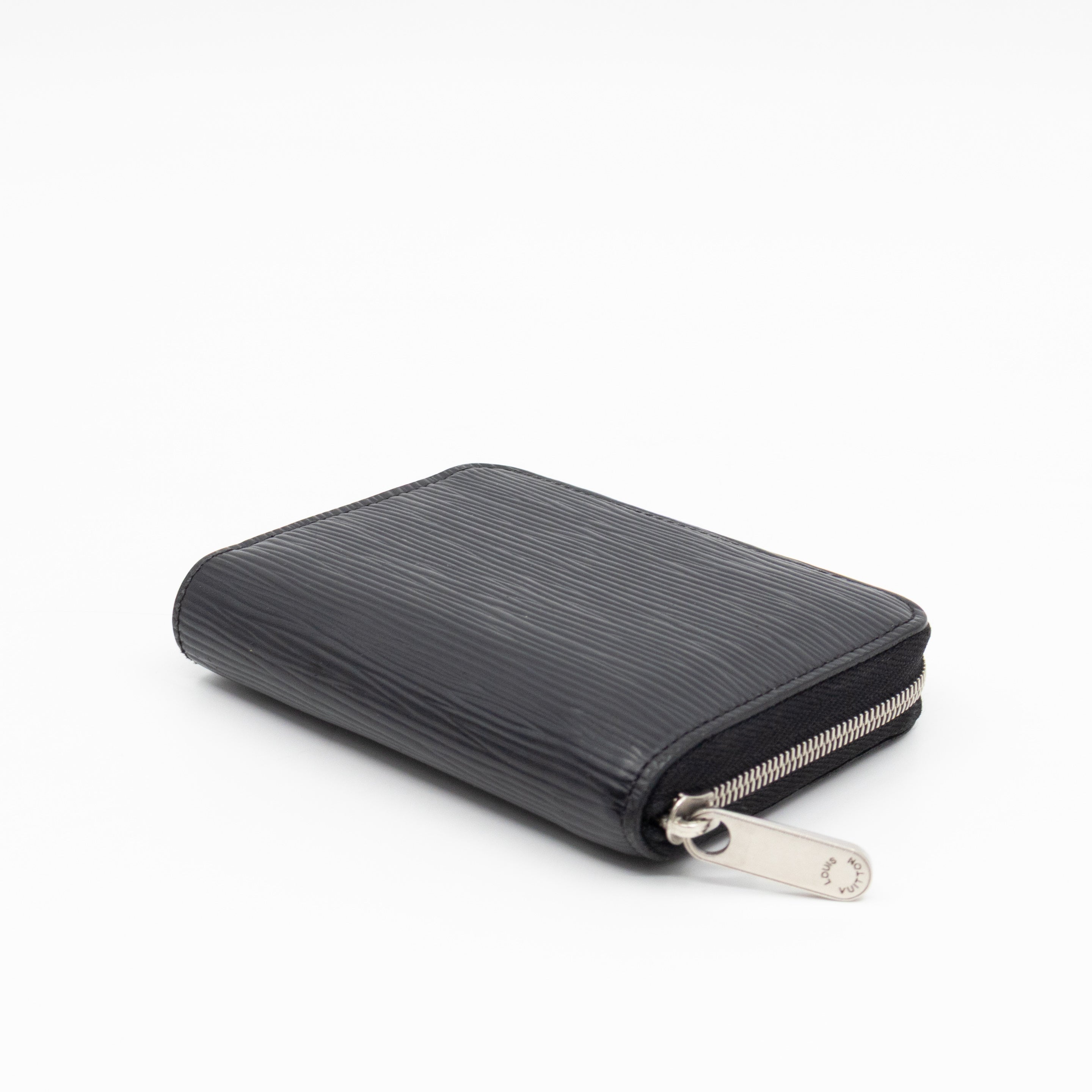 Zippy Coin Purse Black Epi Leather