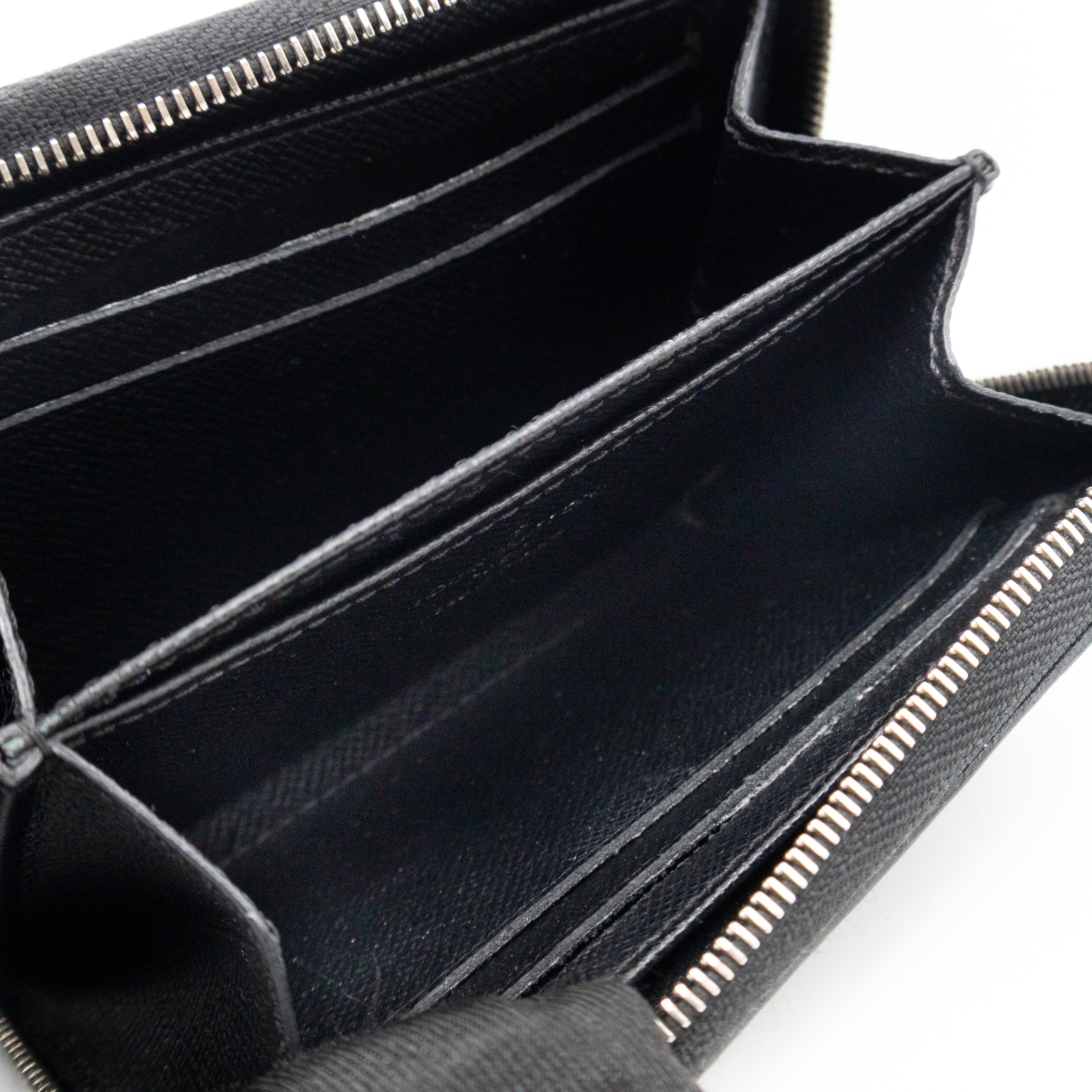 Zippy Coin Purse Black Epi Leather