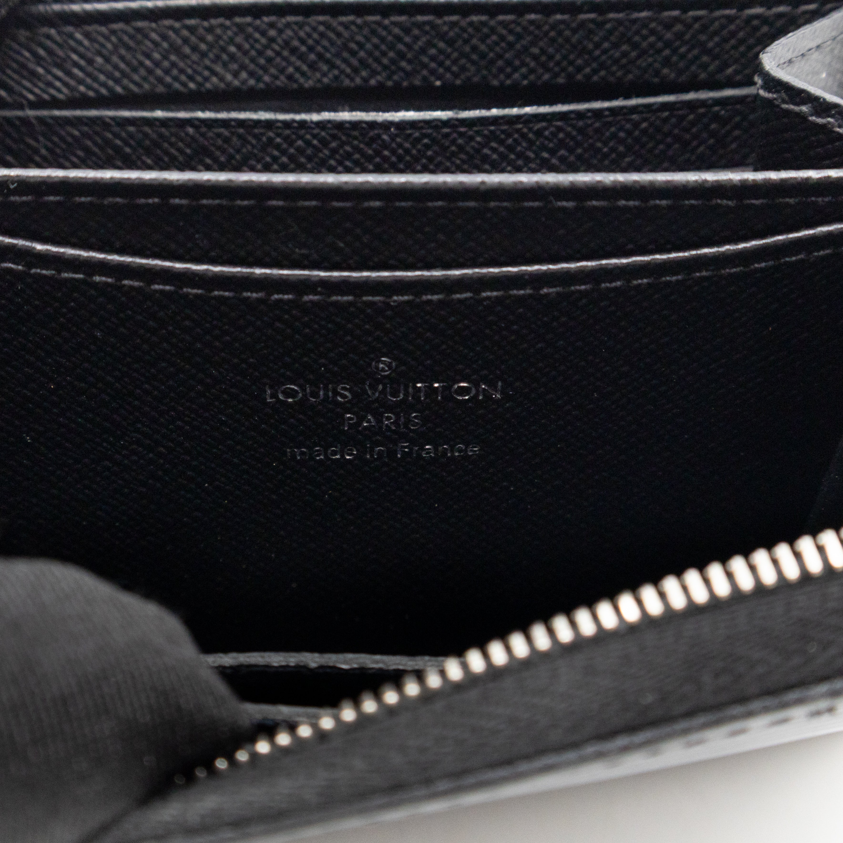 Zippy Coin Purse Black Epi Leather