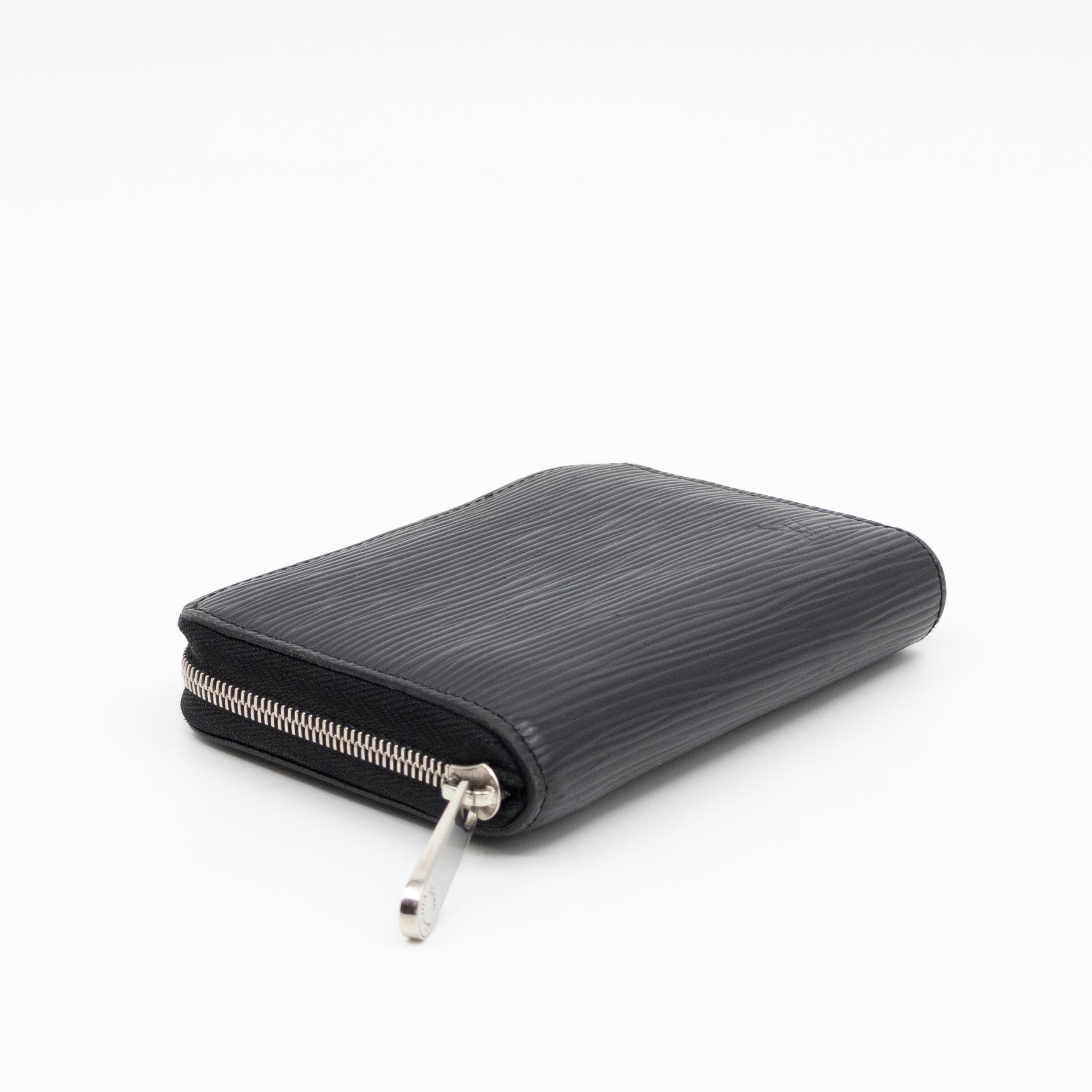 Zippy Coin Purse Black Epi Leather
