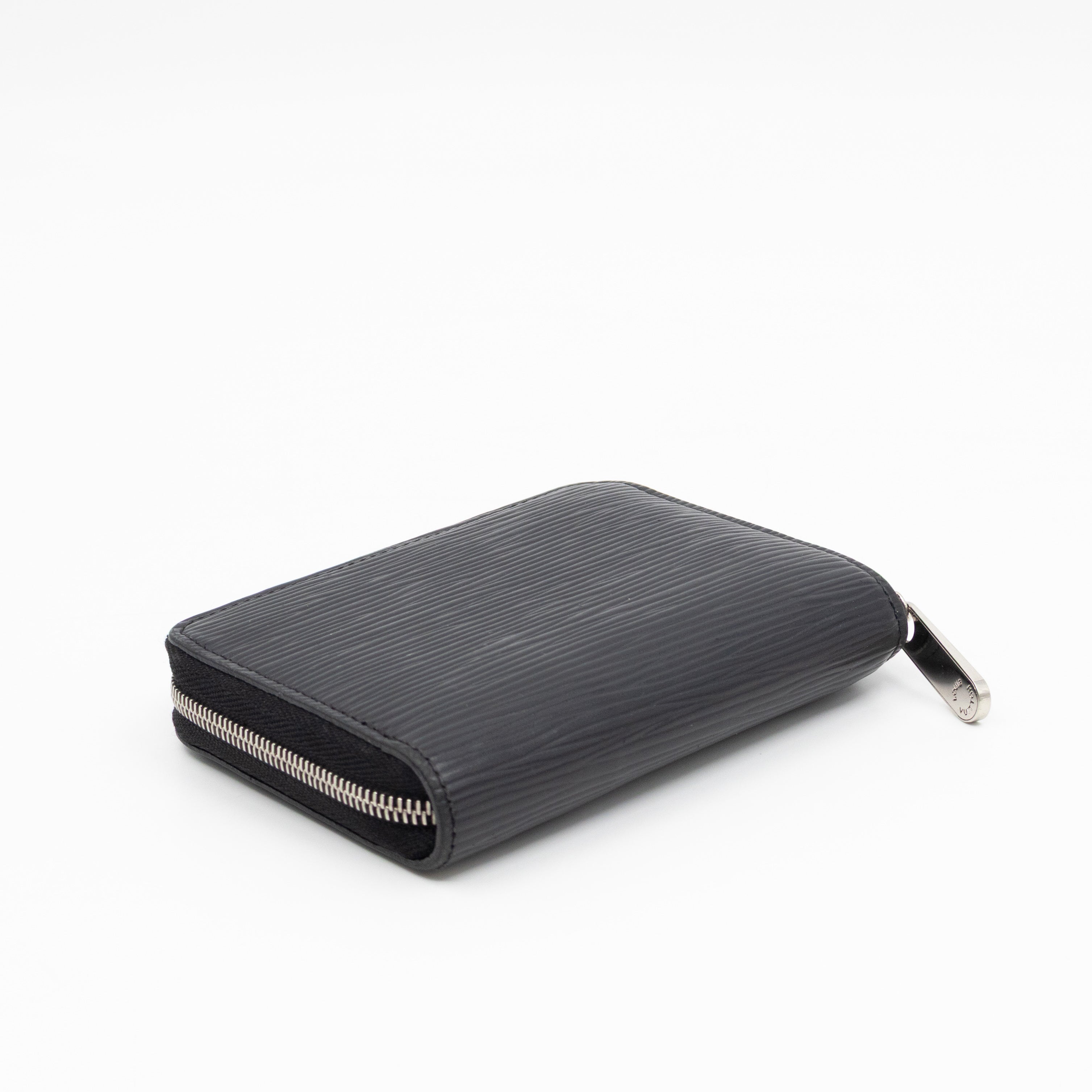 Zippy Coin Purse Black Epi Leather