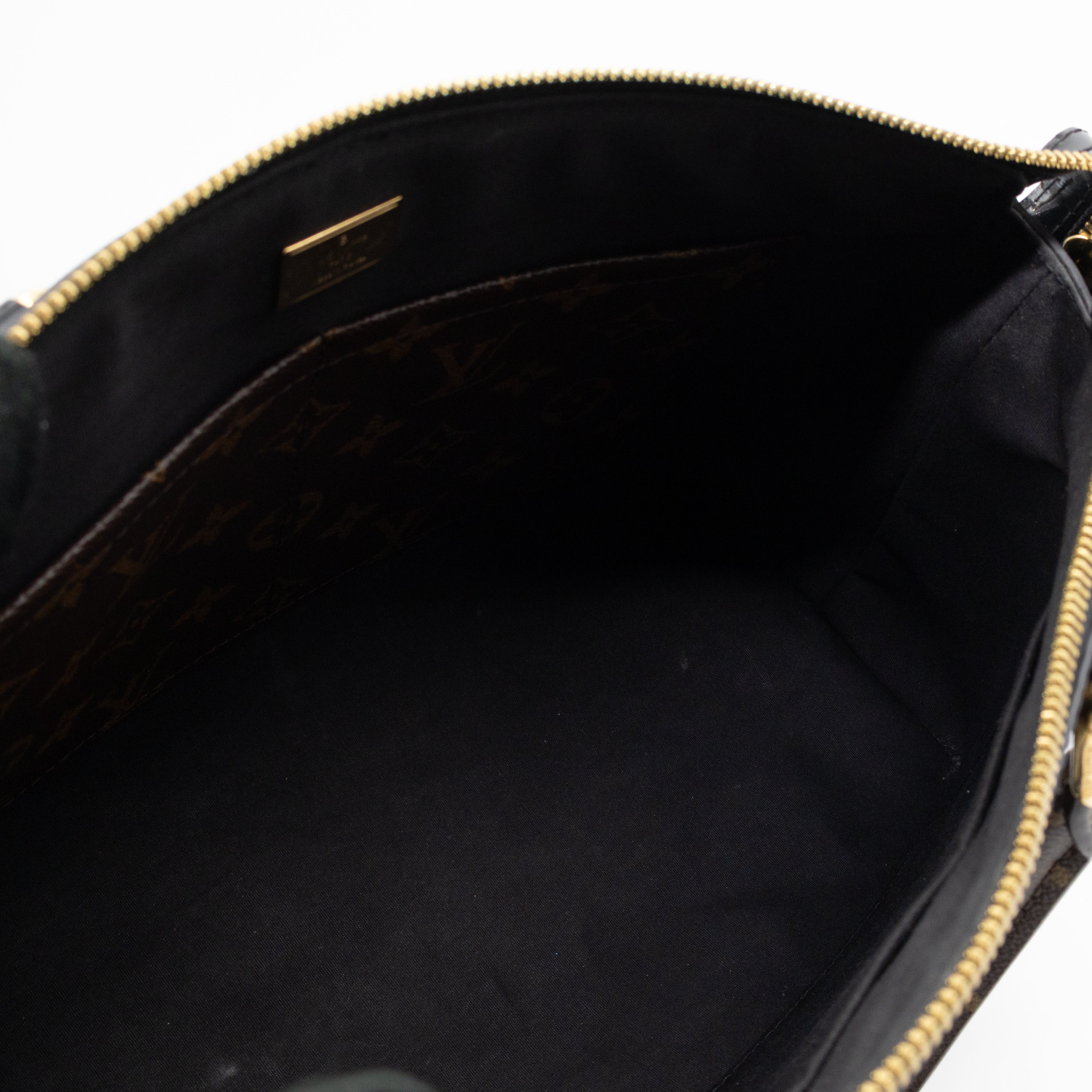 Miroir Tote Metallic Black Vernis