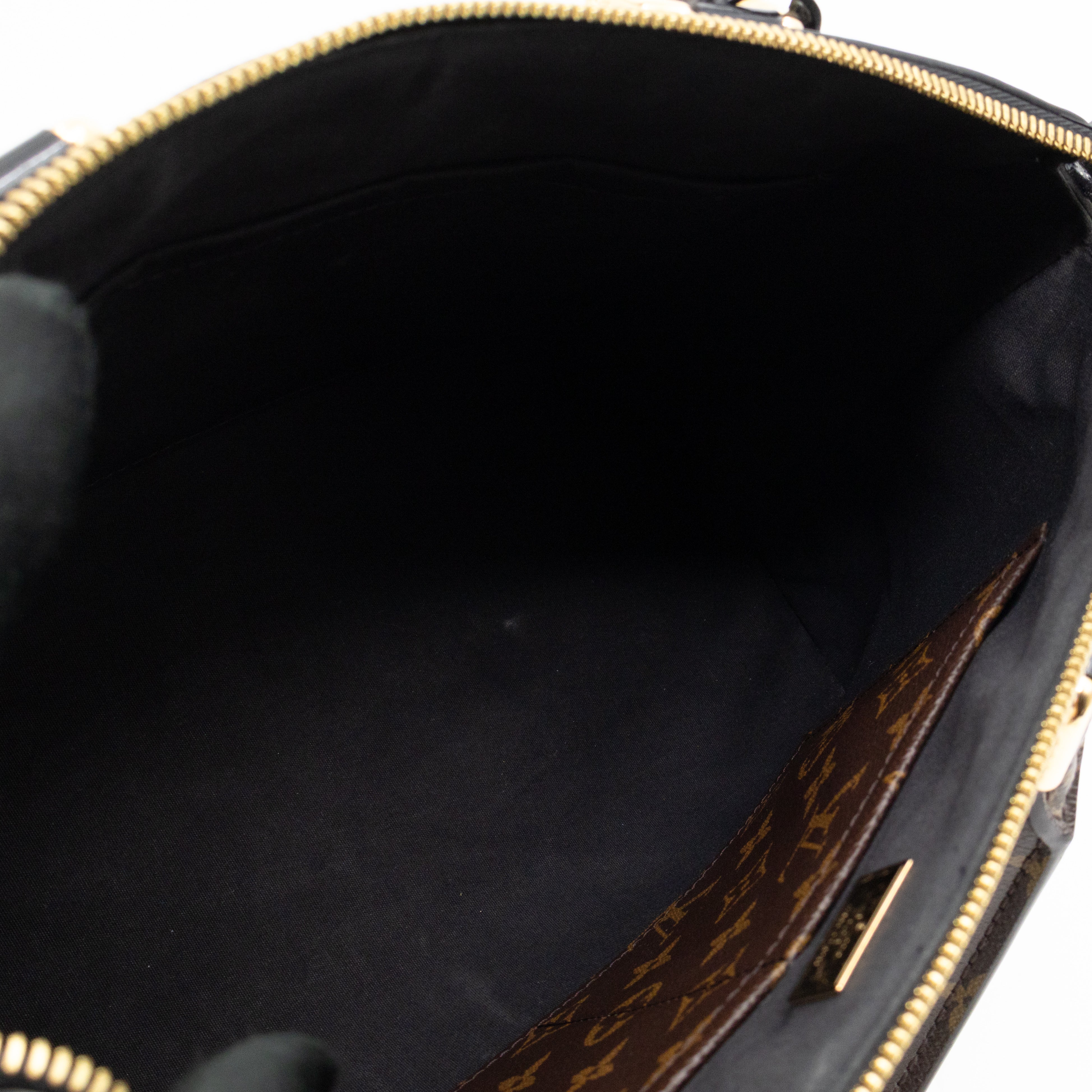 Miroir Tote Metallic Black Vernis