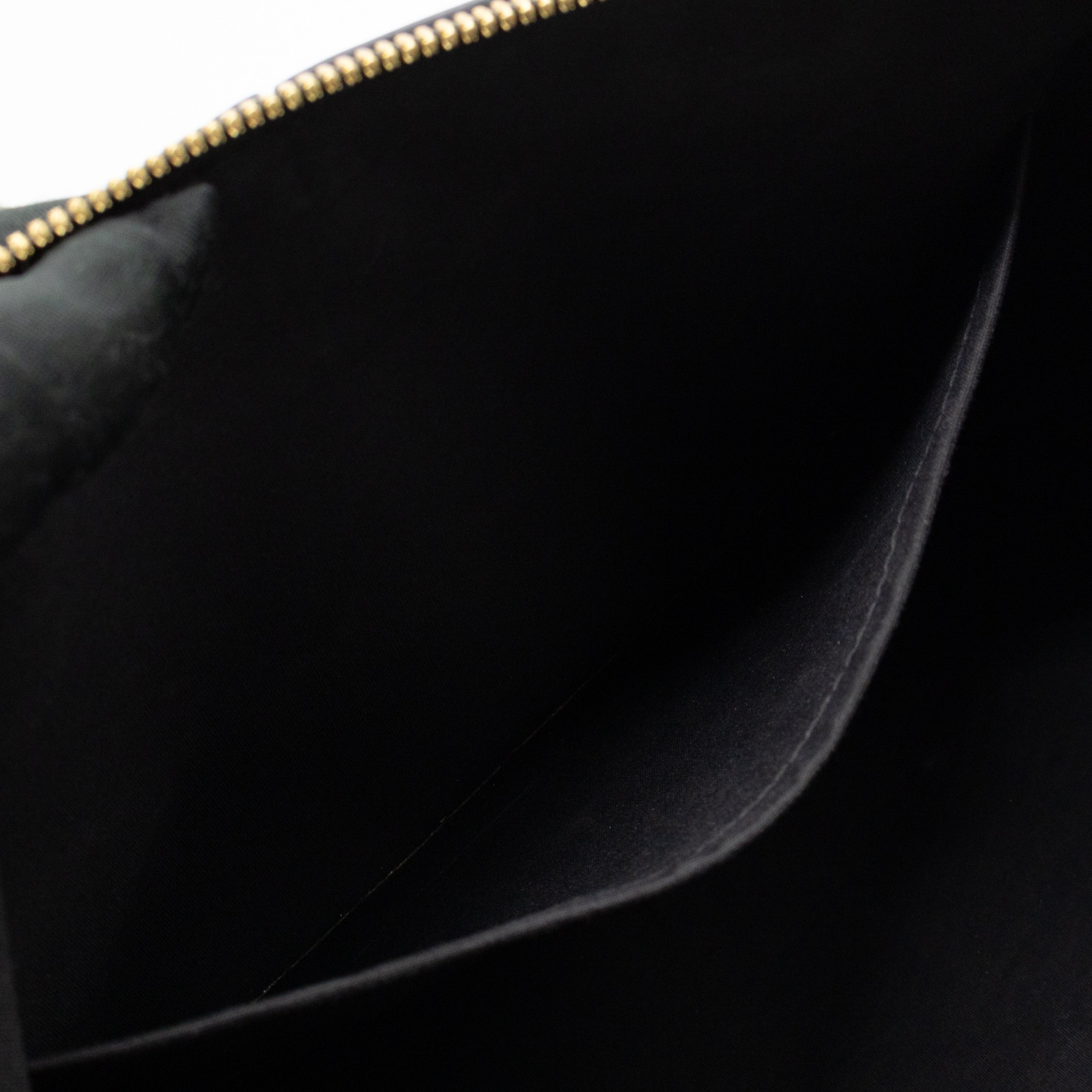 Miroir Tote Metallic Black Vernis
