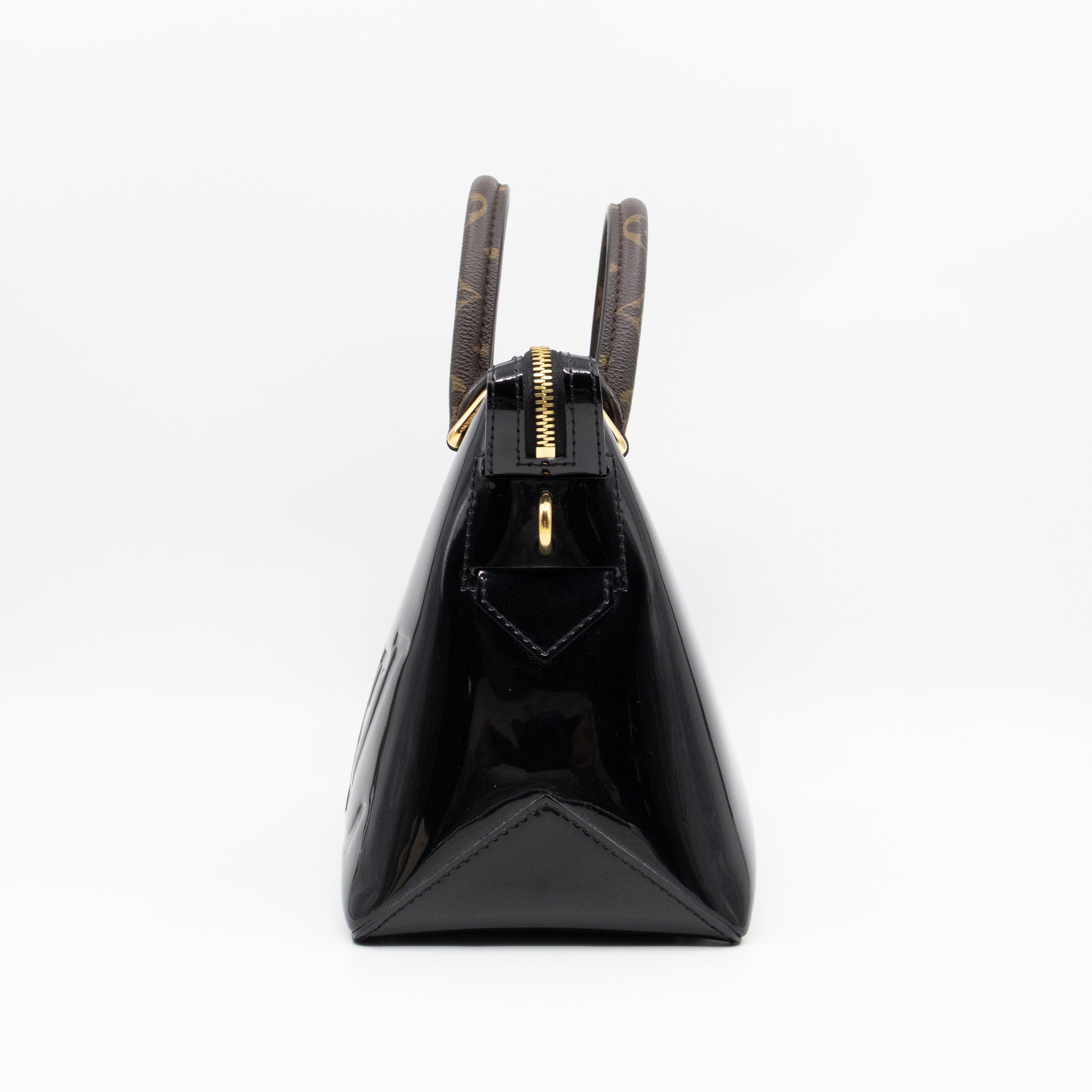 Miroir Tote Metallic Black Vernis
