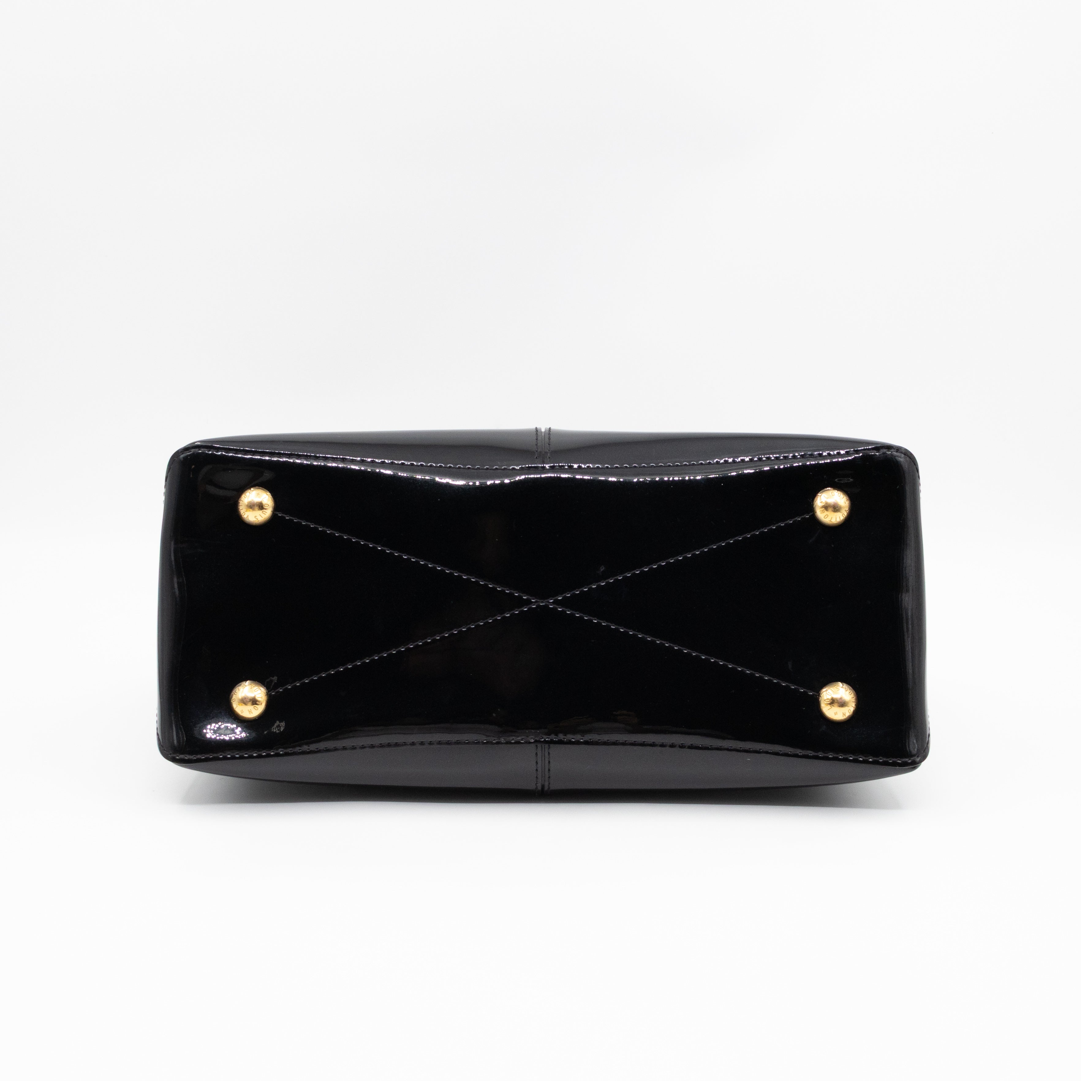 Miroir Tote Metallic Black Vernis