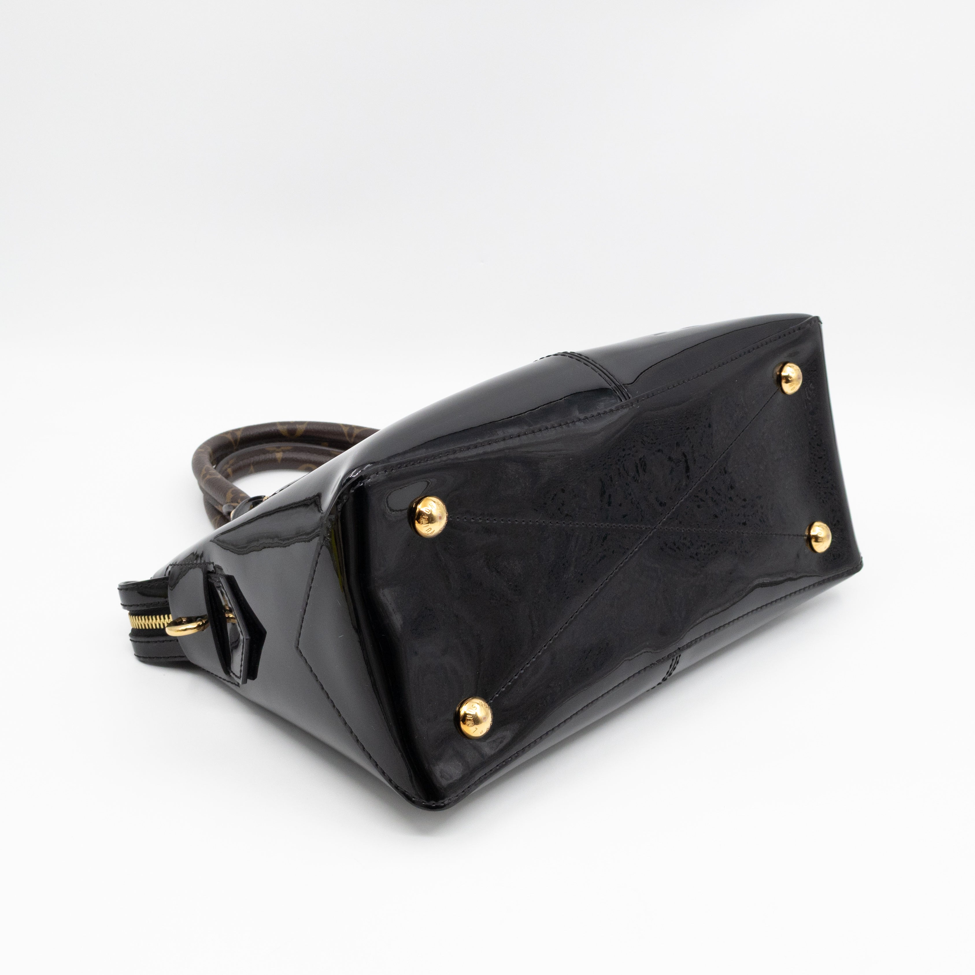 Miroir Tote Metallic Black Vernis
