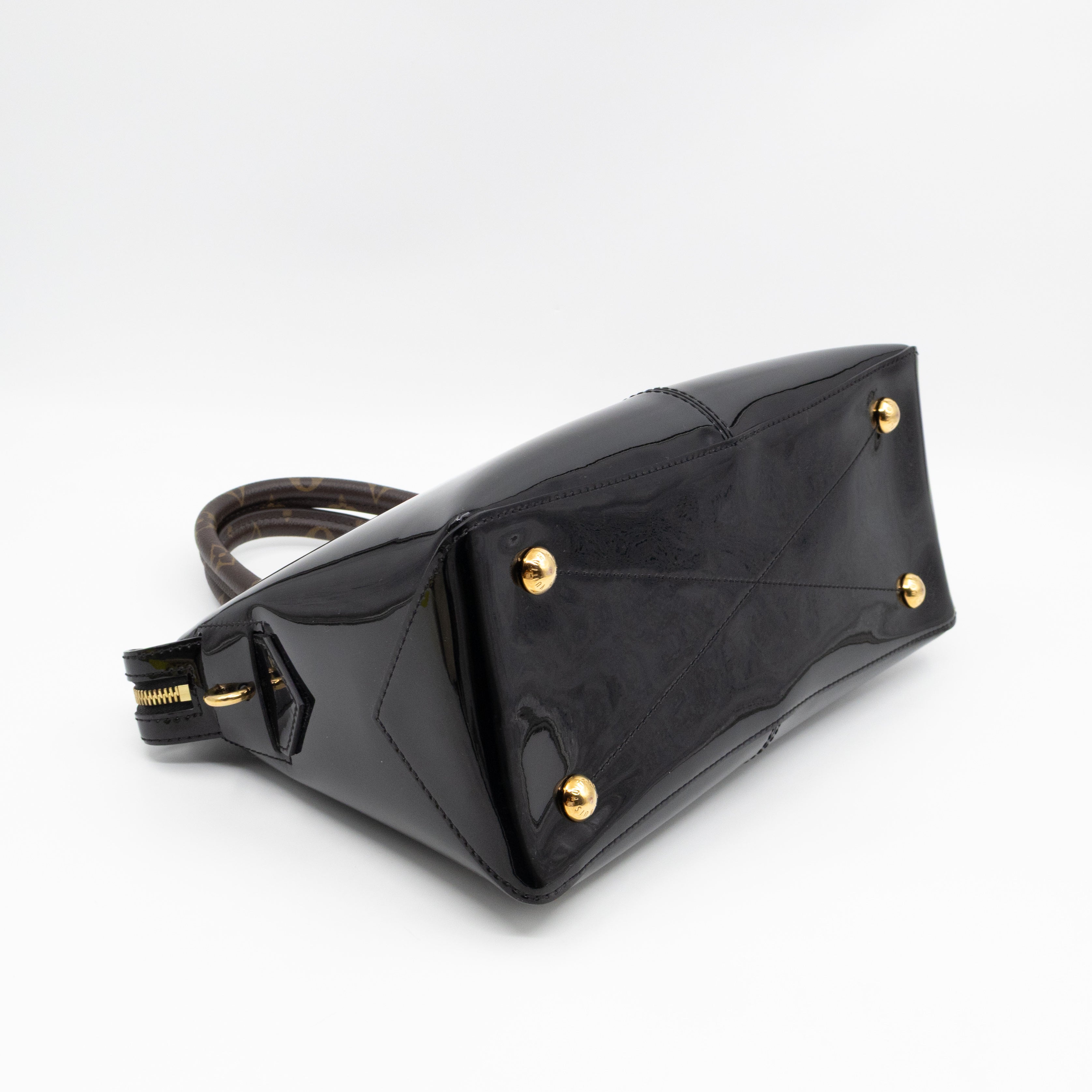 Miroir Tote Metallic Black Vernis