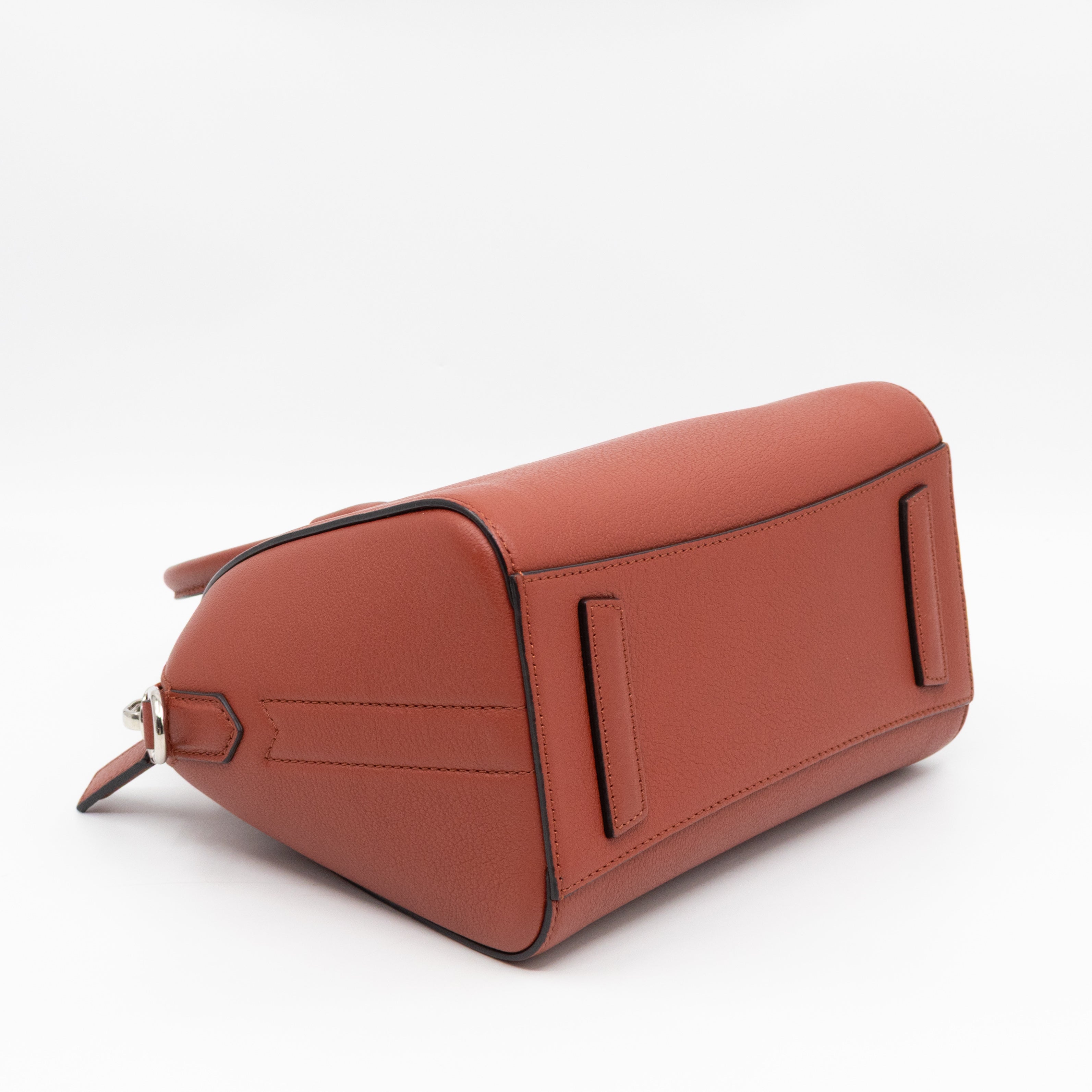 Antigona Small Paprika Grained Leather