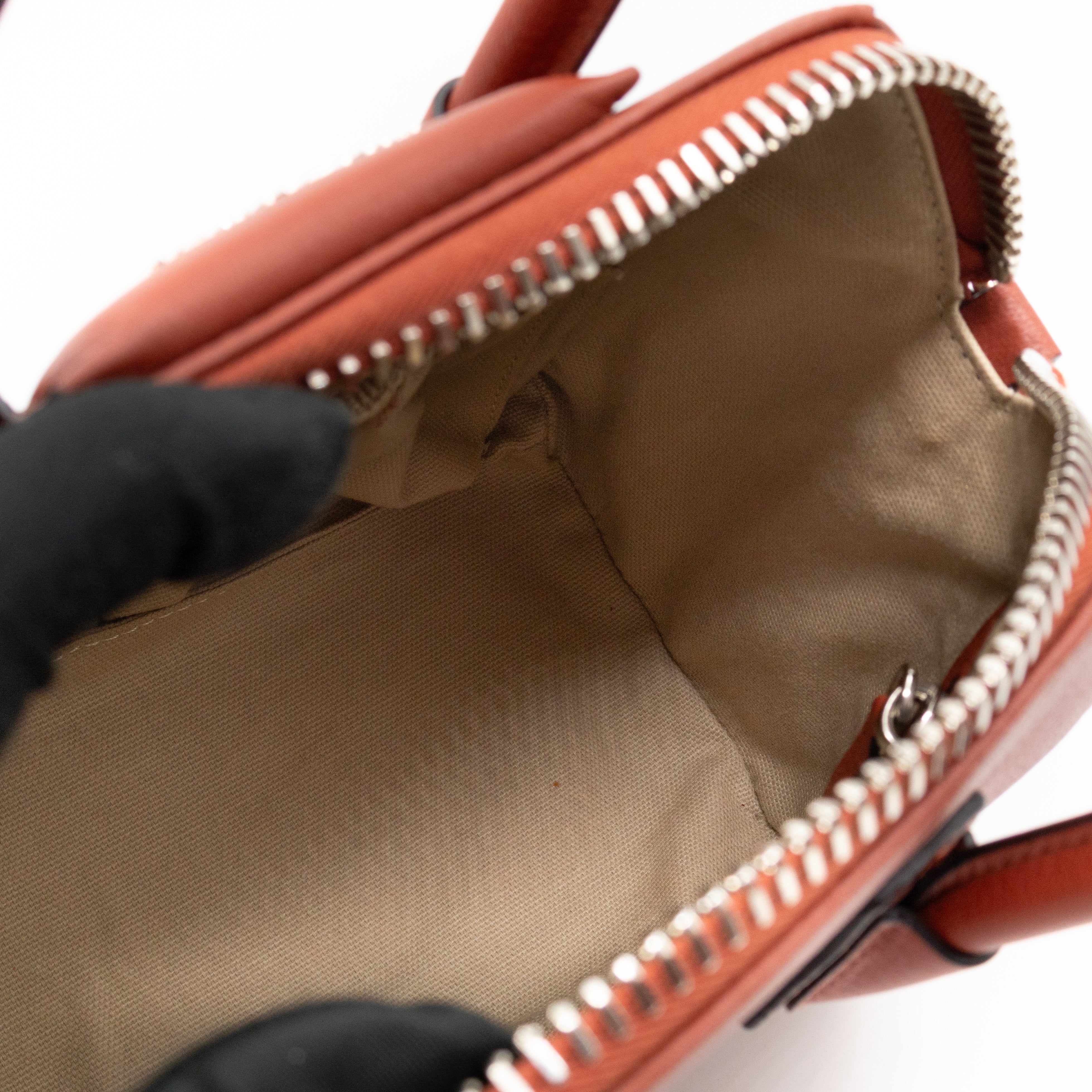 Antigona Small Paprika Grained Leather