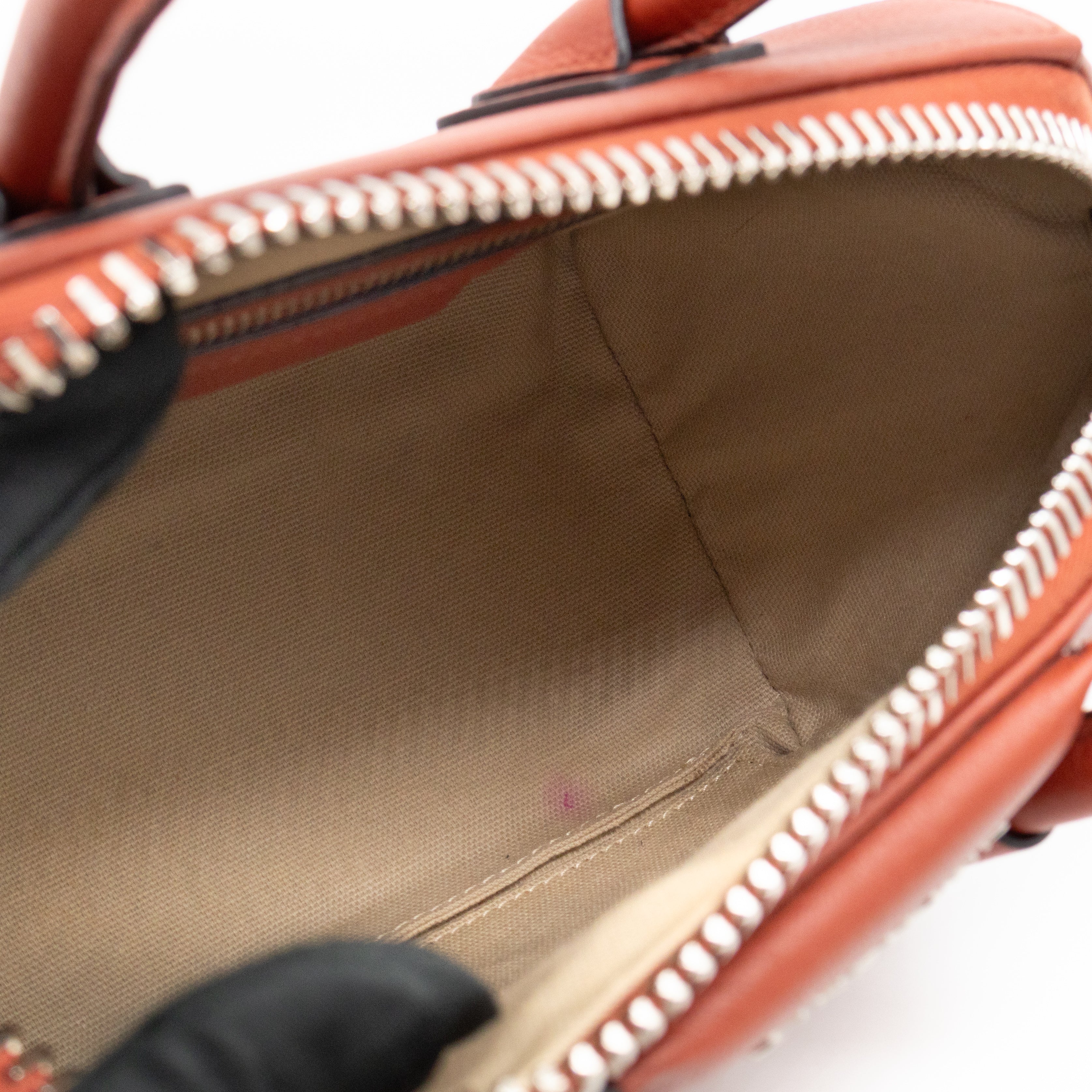 Antigona Small Paprika Grained Leather
