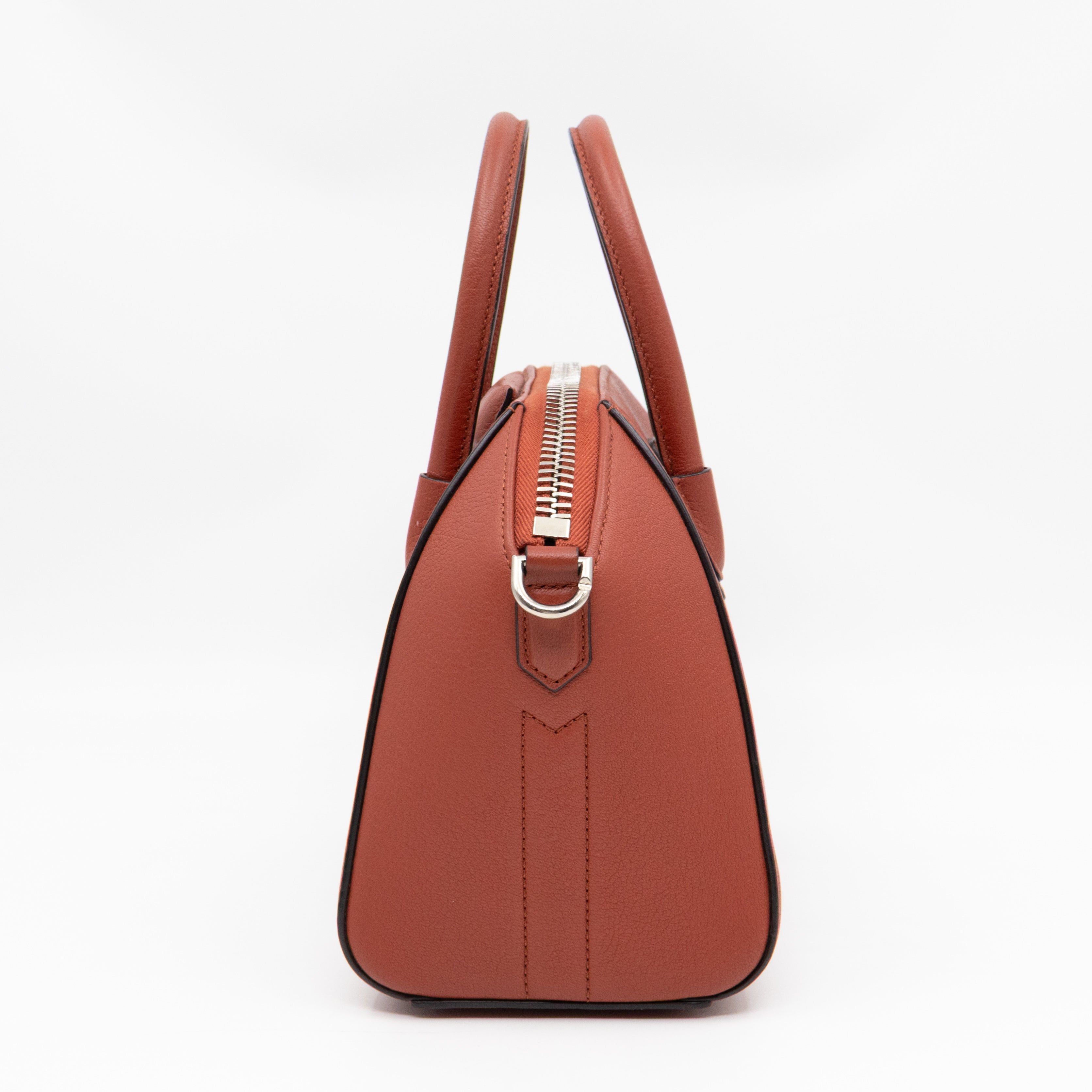 Antigona Small Paprika Grained Leather