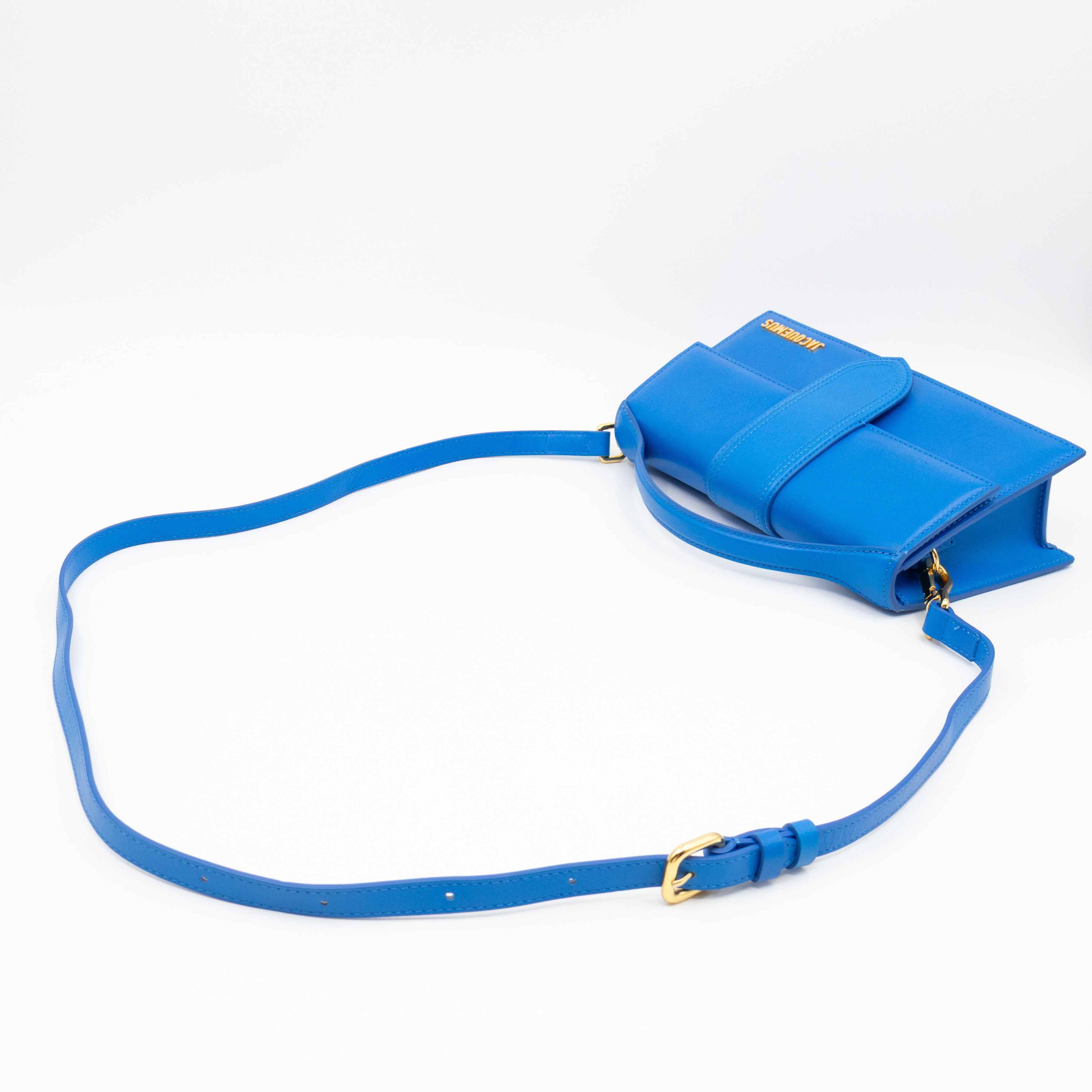 Le Grand Bambino Shoulder Bag Blue Leather