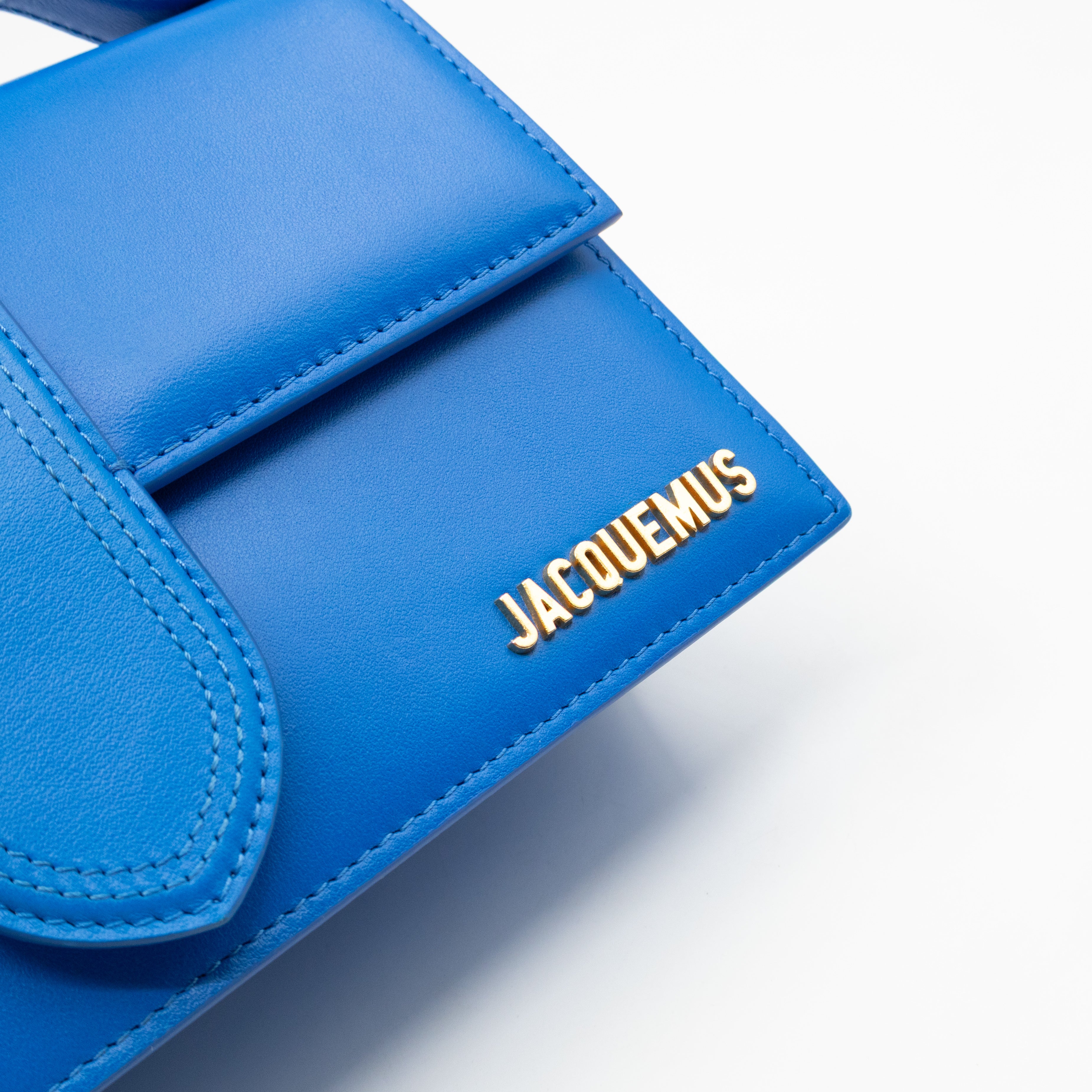 Le Grand Bambino Shoulder Bag Blue Leather