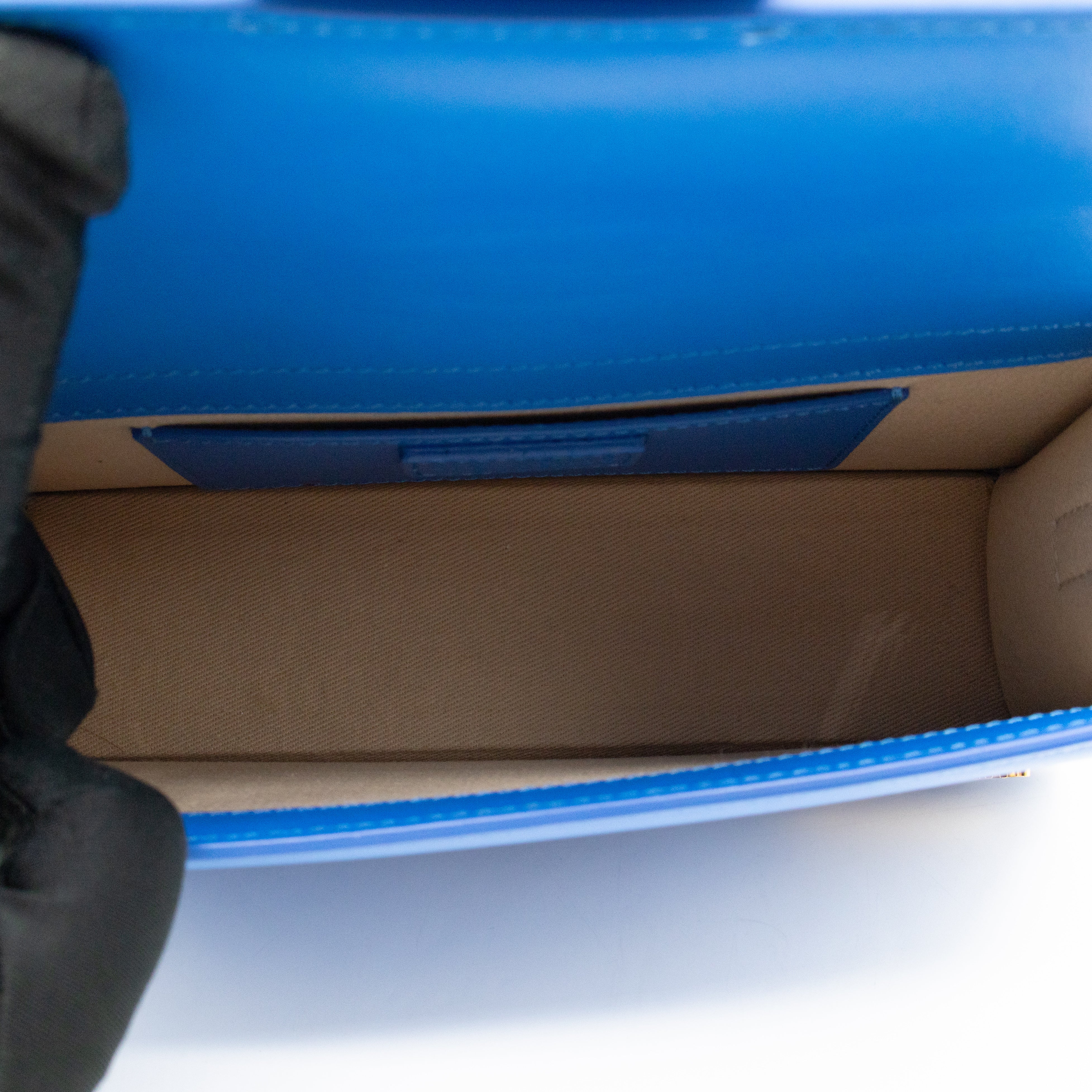 Le Grand Bambino Shoulder Bag Blue Leather