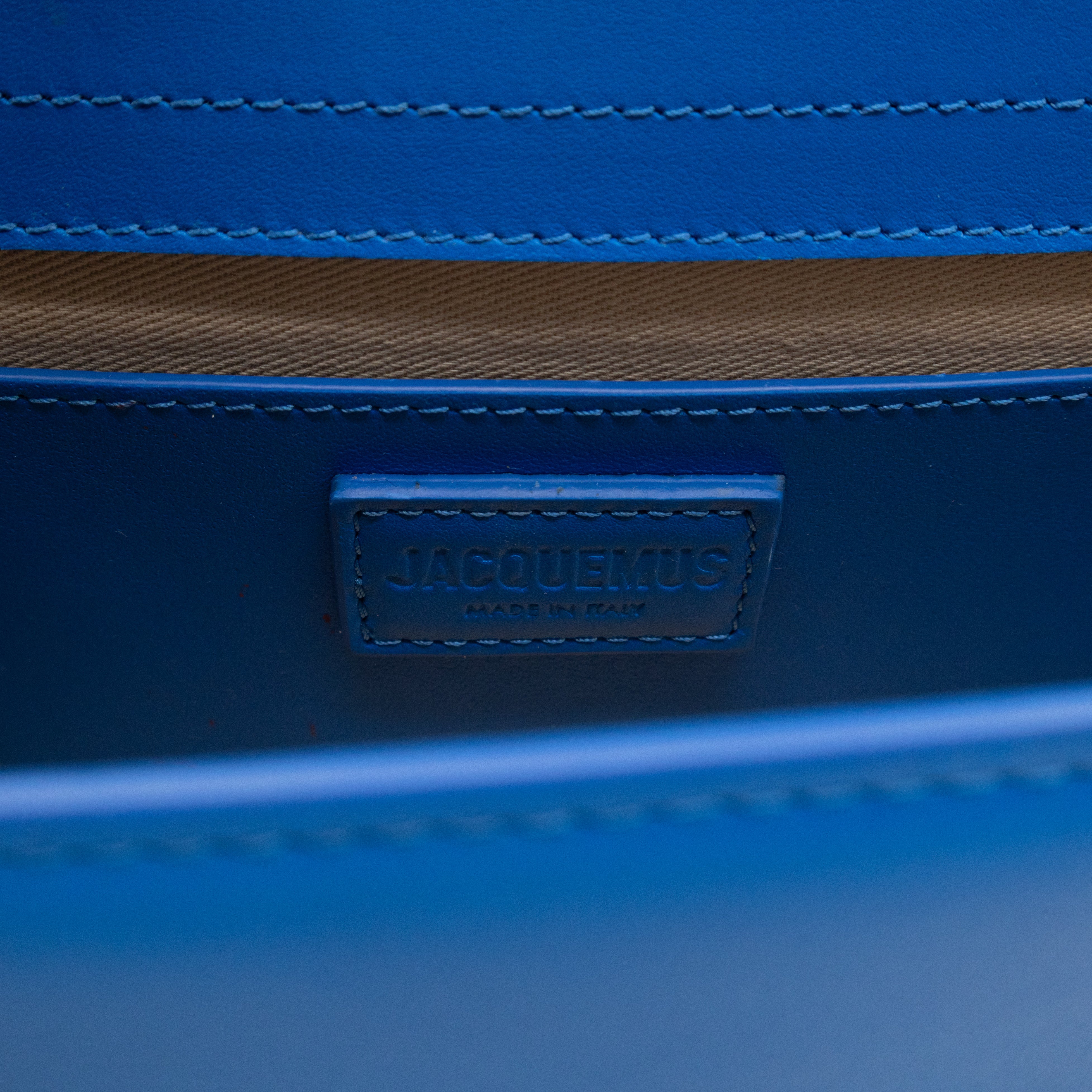 Le Grand Bambino Shoulder Bag Blue Leather