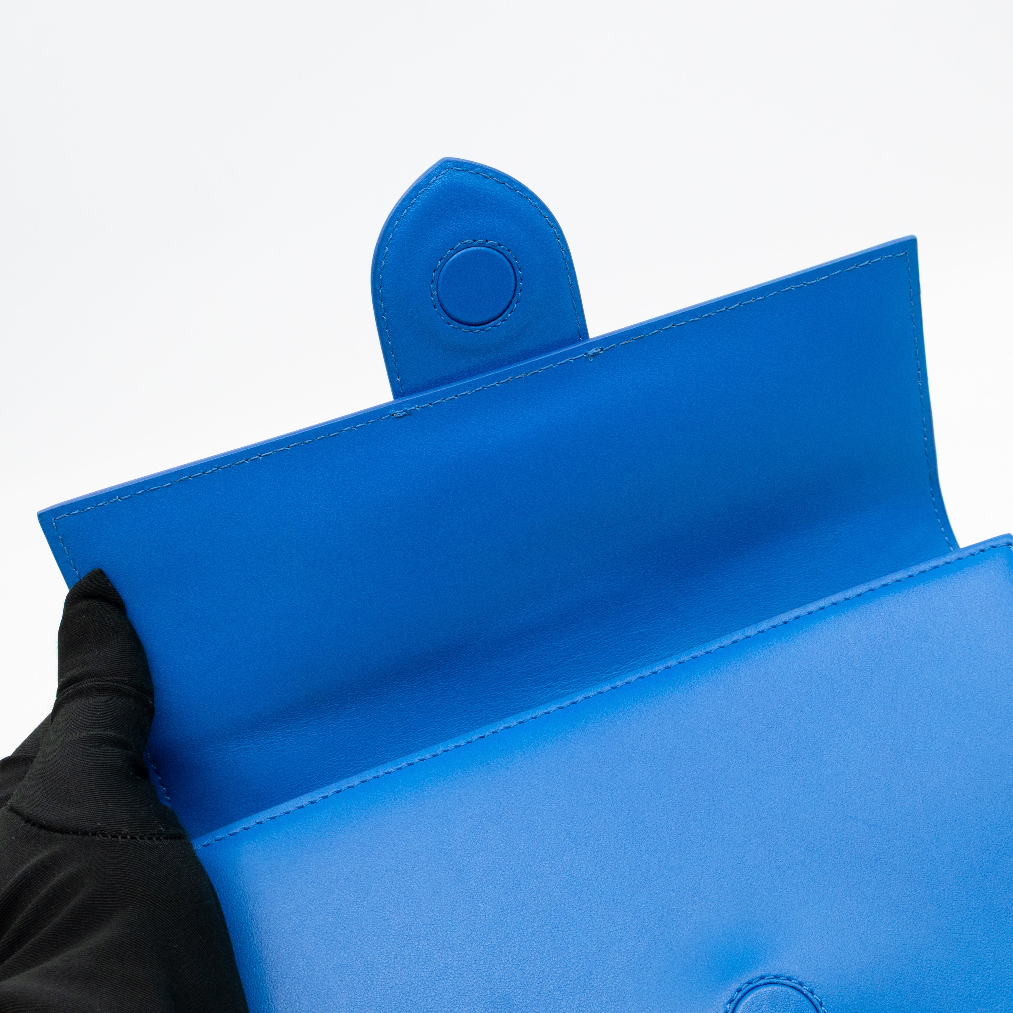 Le Grand Bambino Shoulder Bag Blue Leather
