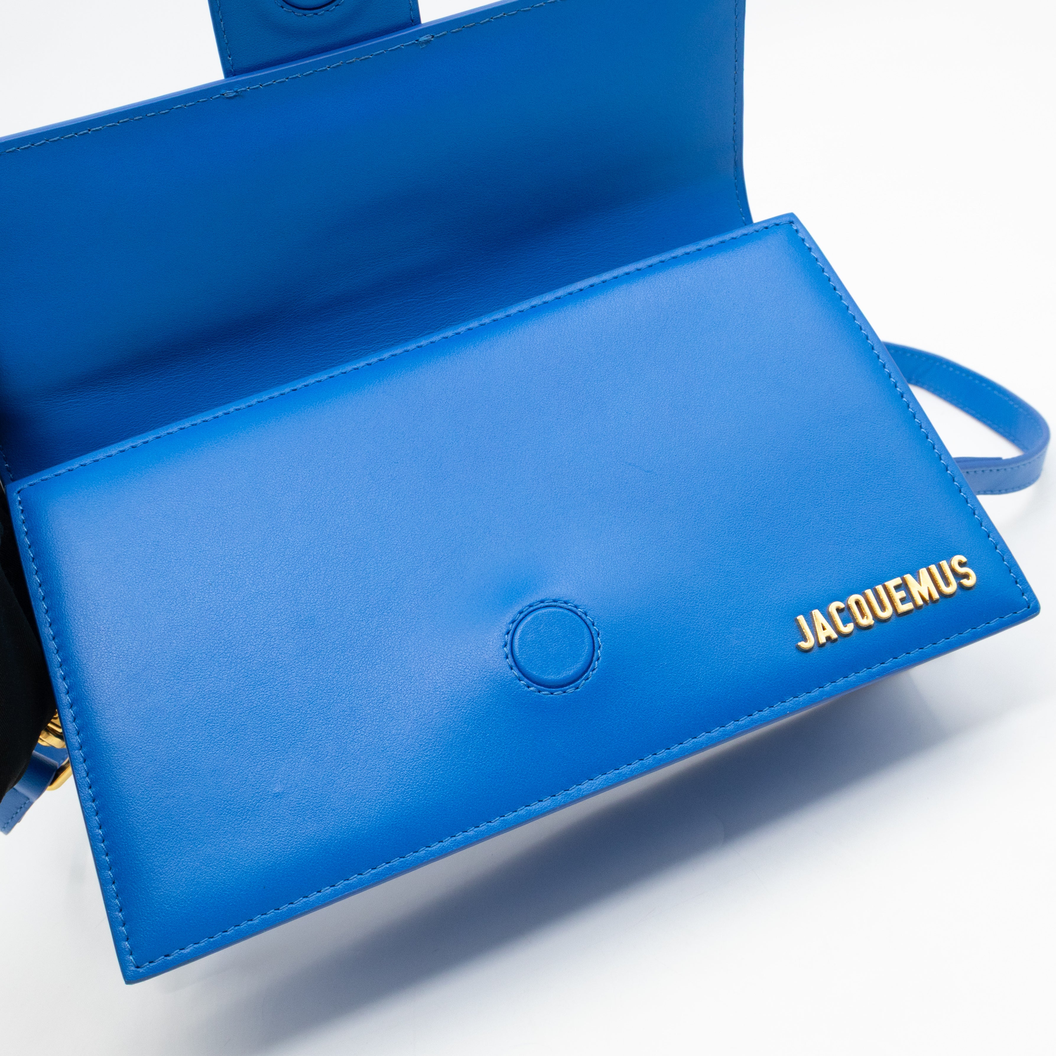 Le Grand Bambino Shoulder Bag Blue Leather