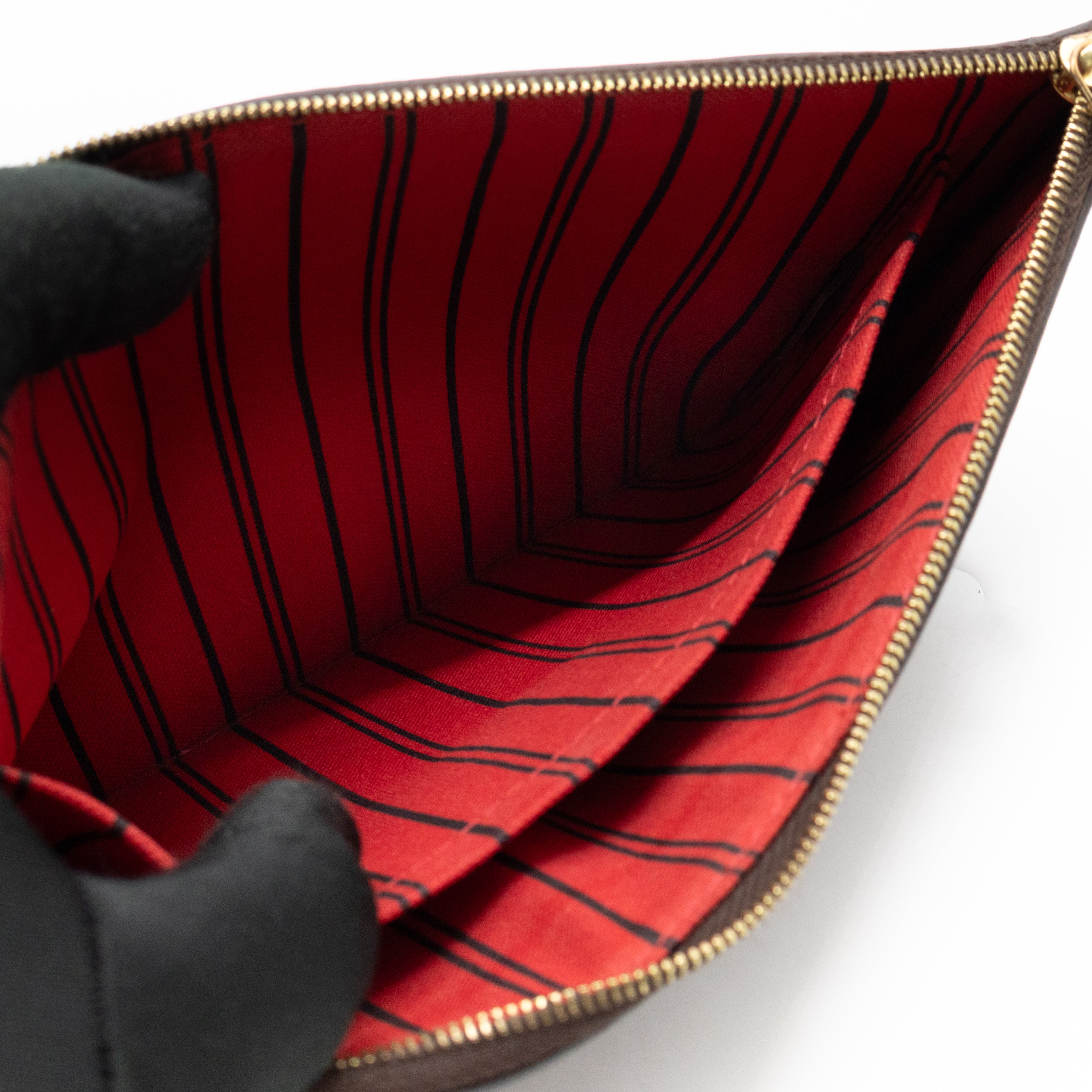 Neverfull Pochette Damier Ebene