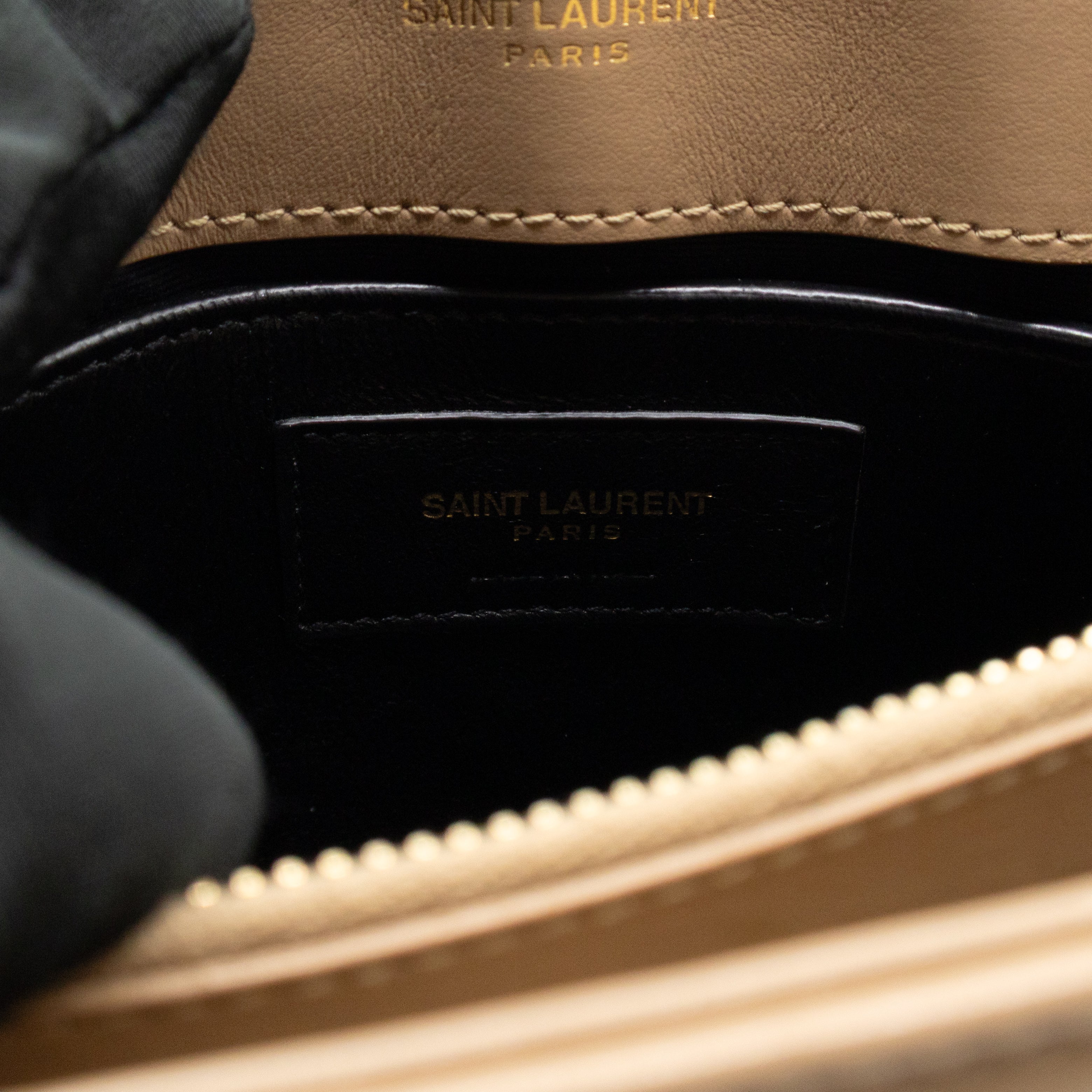 Loulou Small Beige Leather