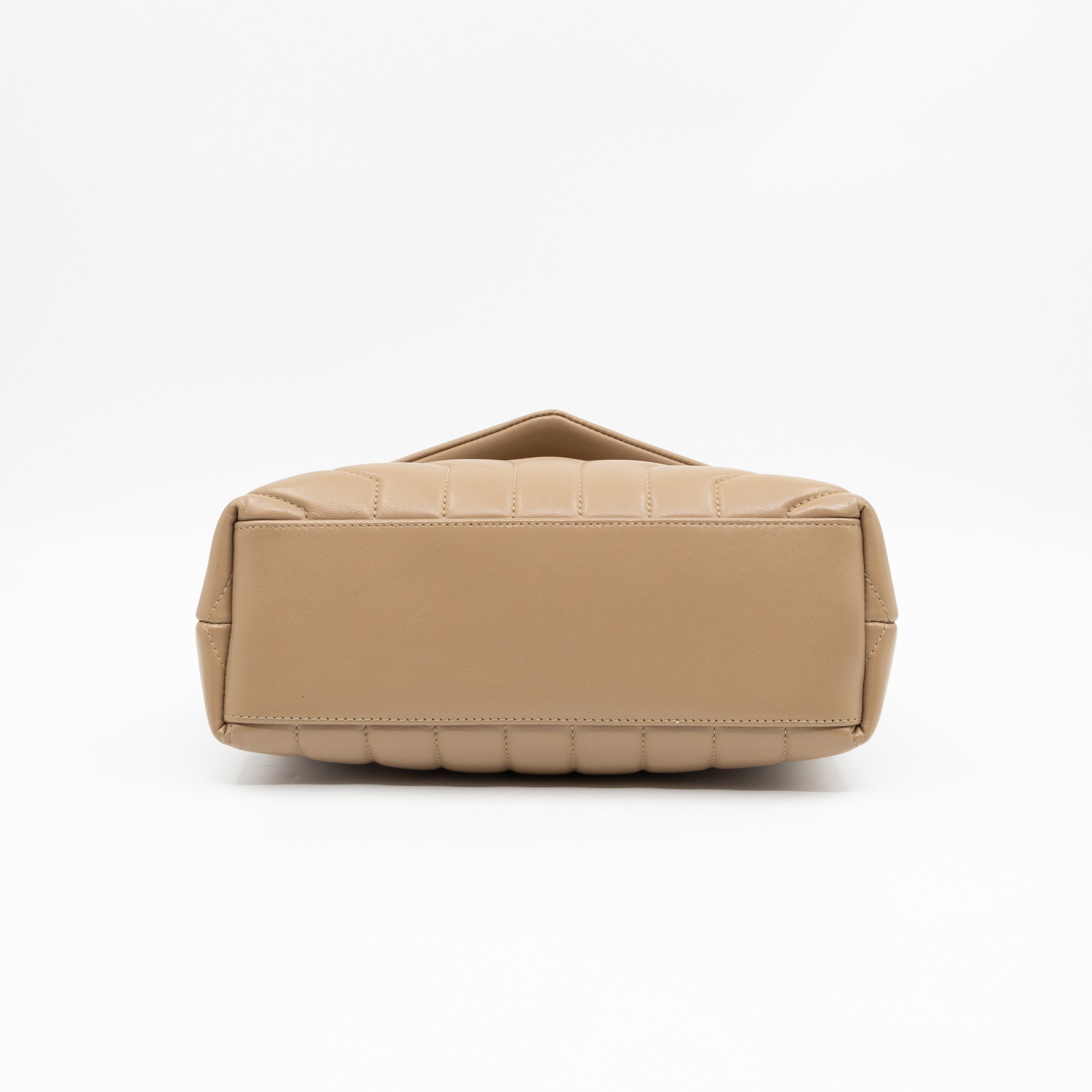 Loulou Small Beige Leather