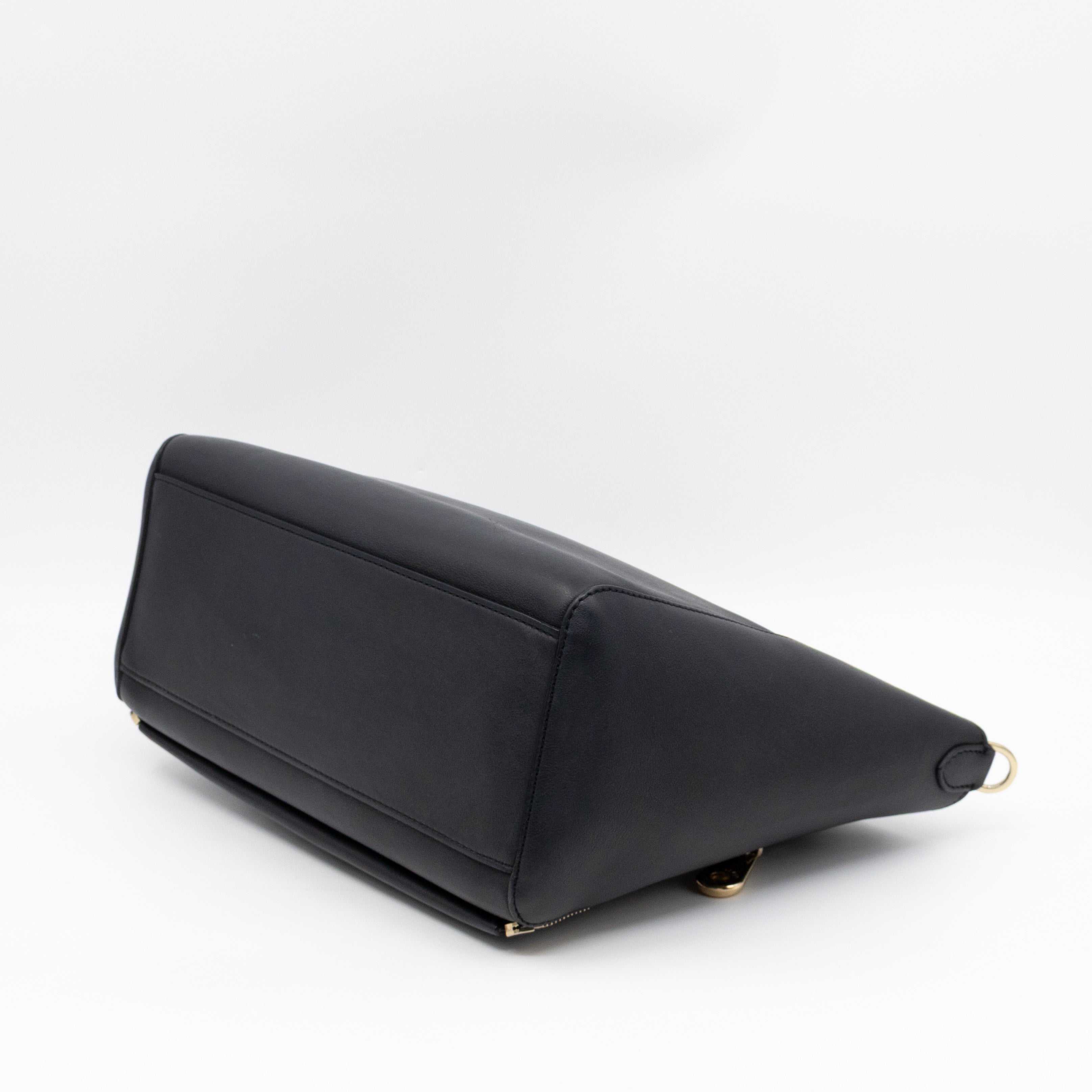 Small Willow Black Leather