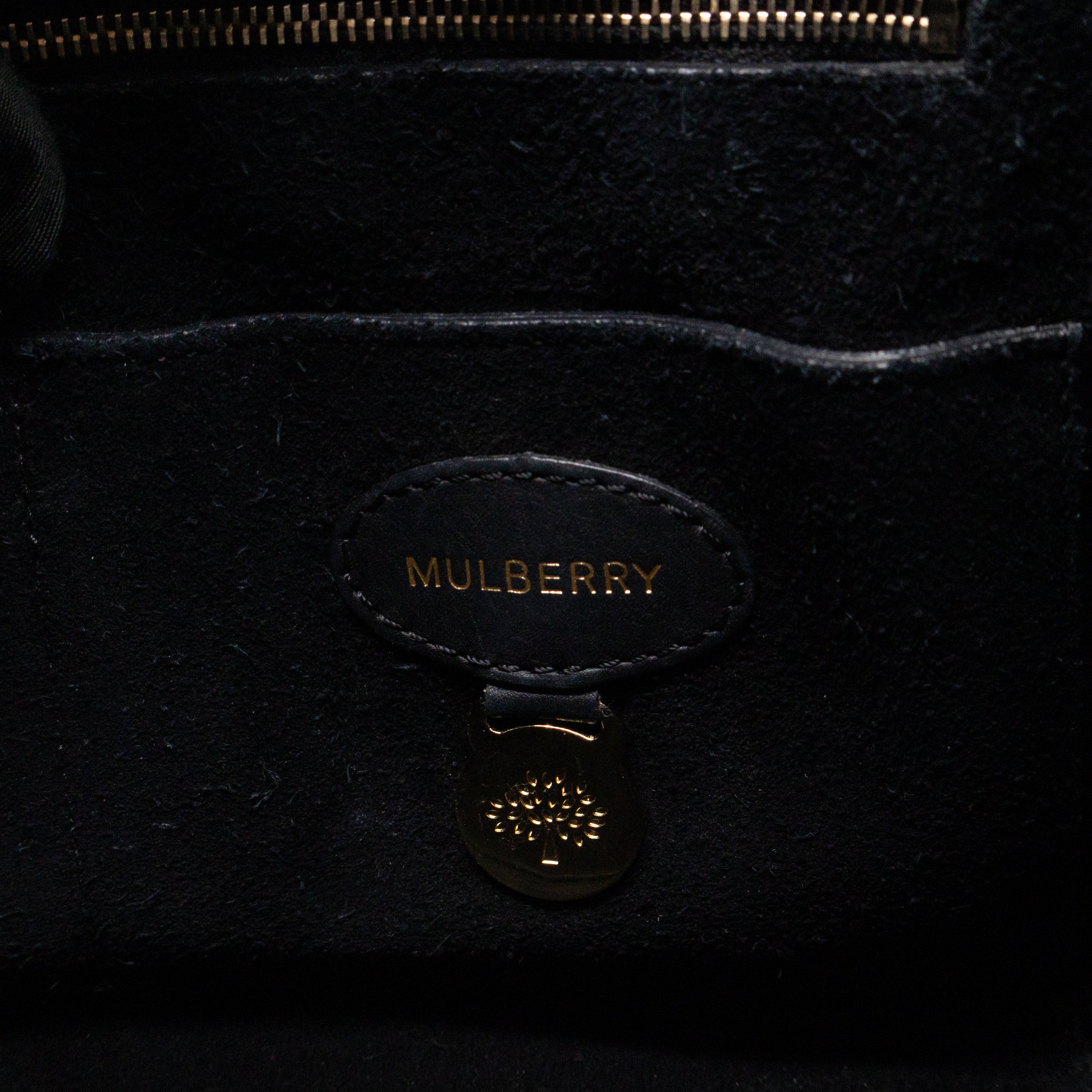 Small Willow Black Leather