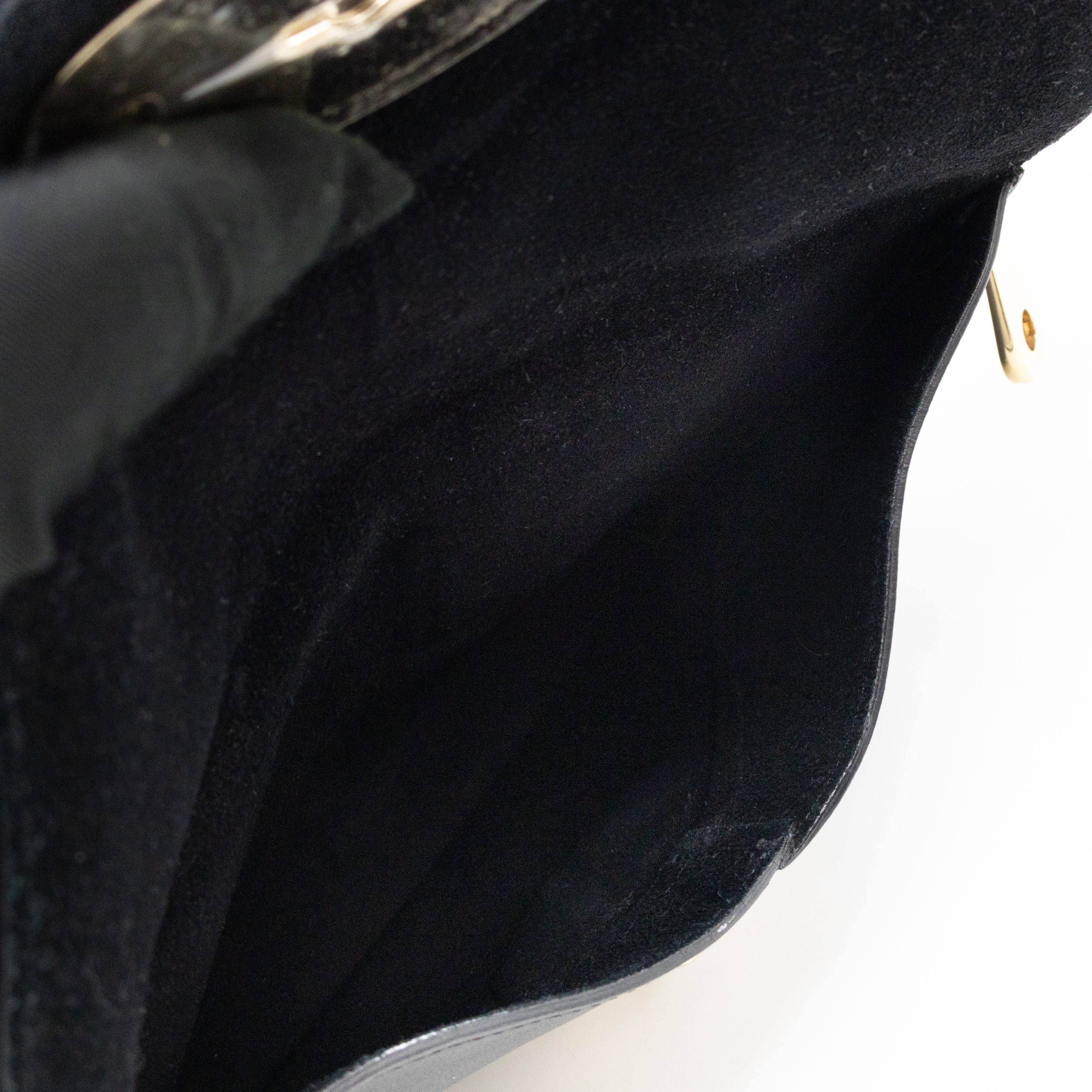 Small Willow Black Leather