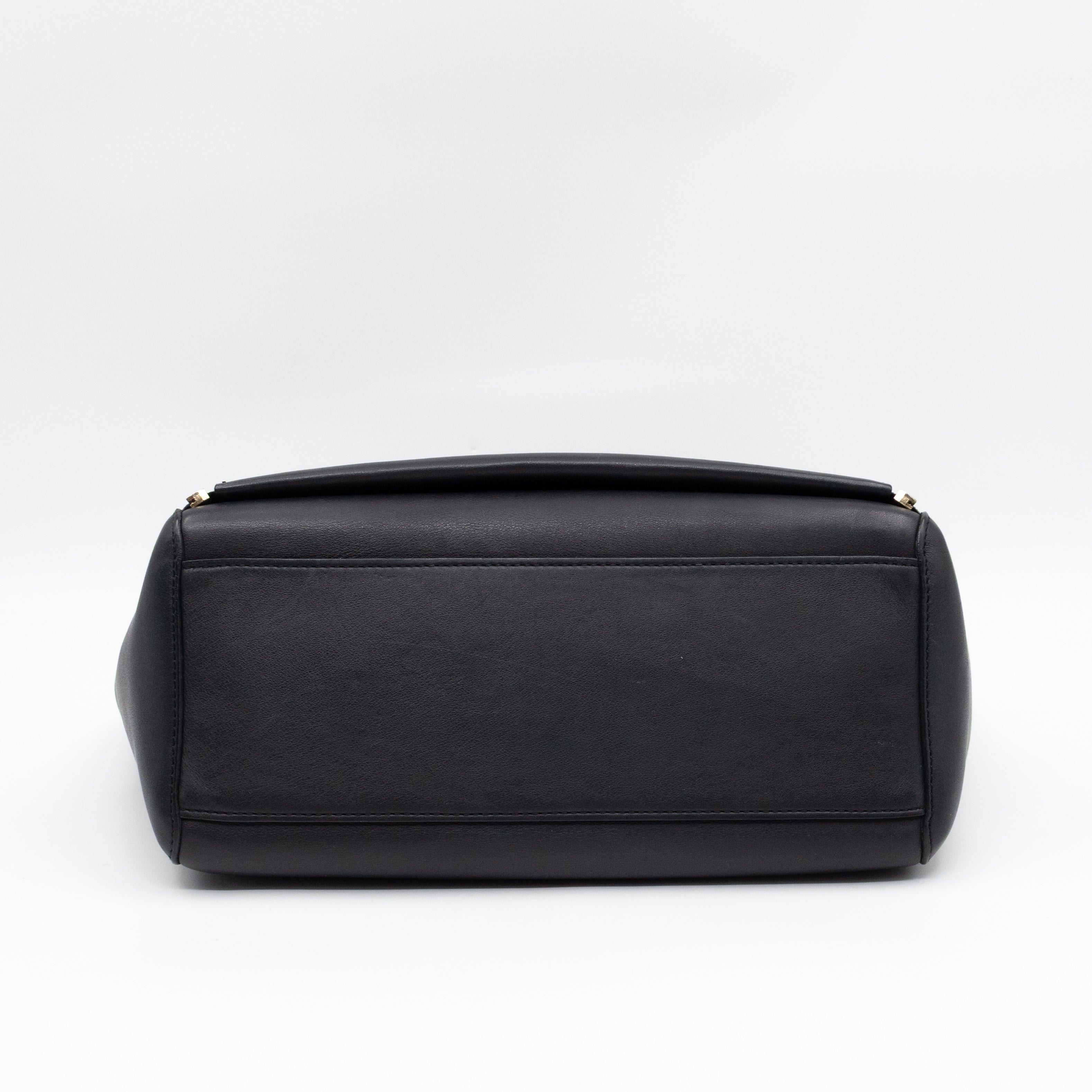 Small Willow Black Leather
