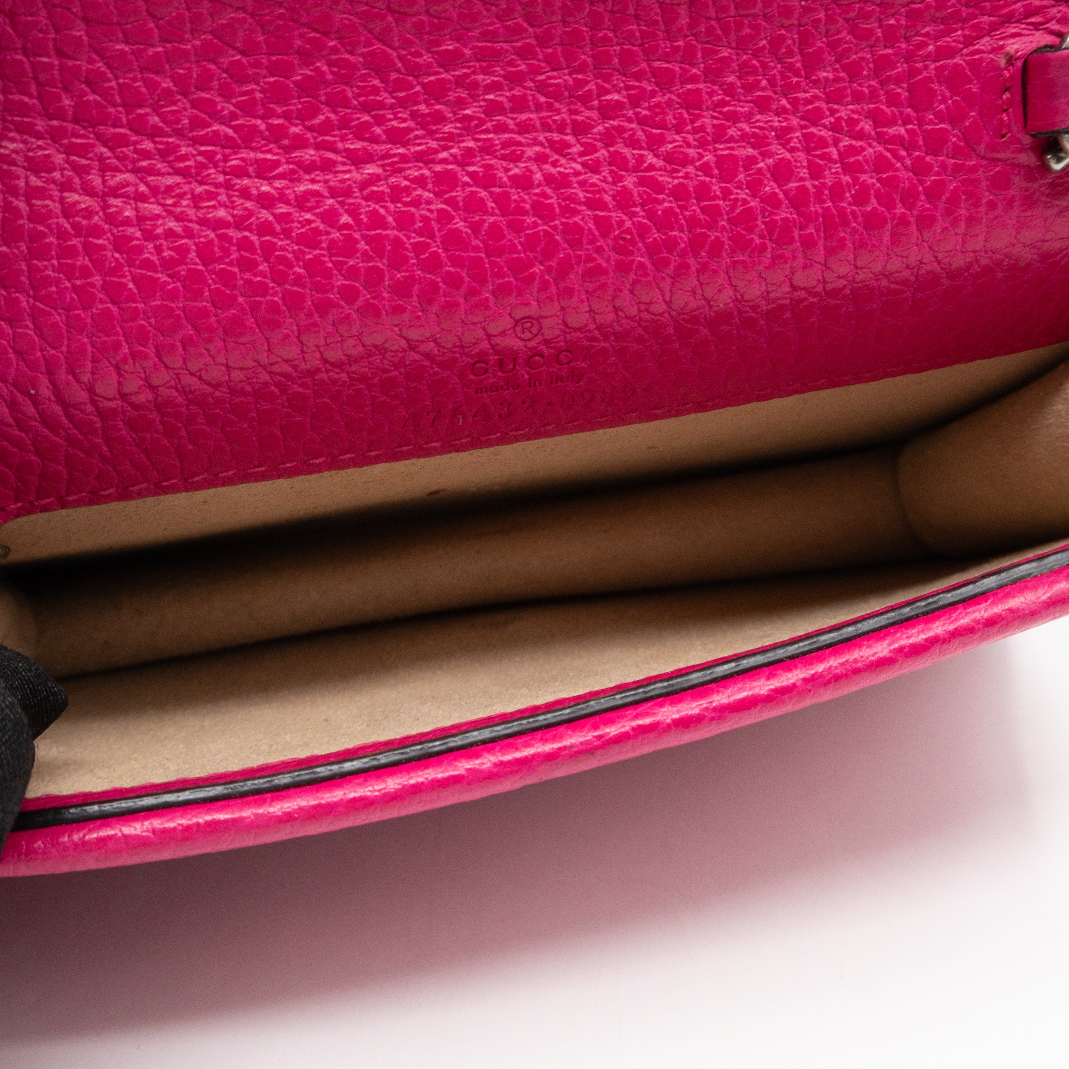 Dionysus Super Mini Pink Leather